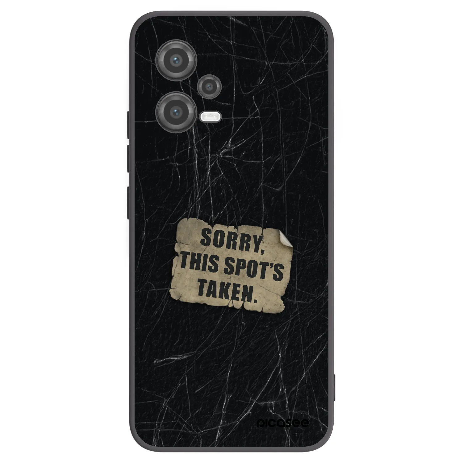 Picasee husă neagră din silicon pentru Xiaomi Poco X5 - SORRY