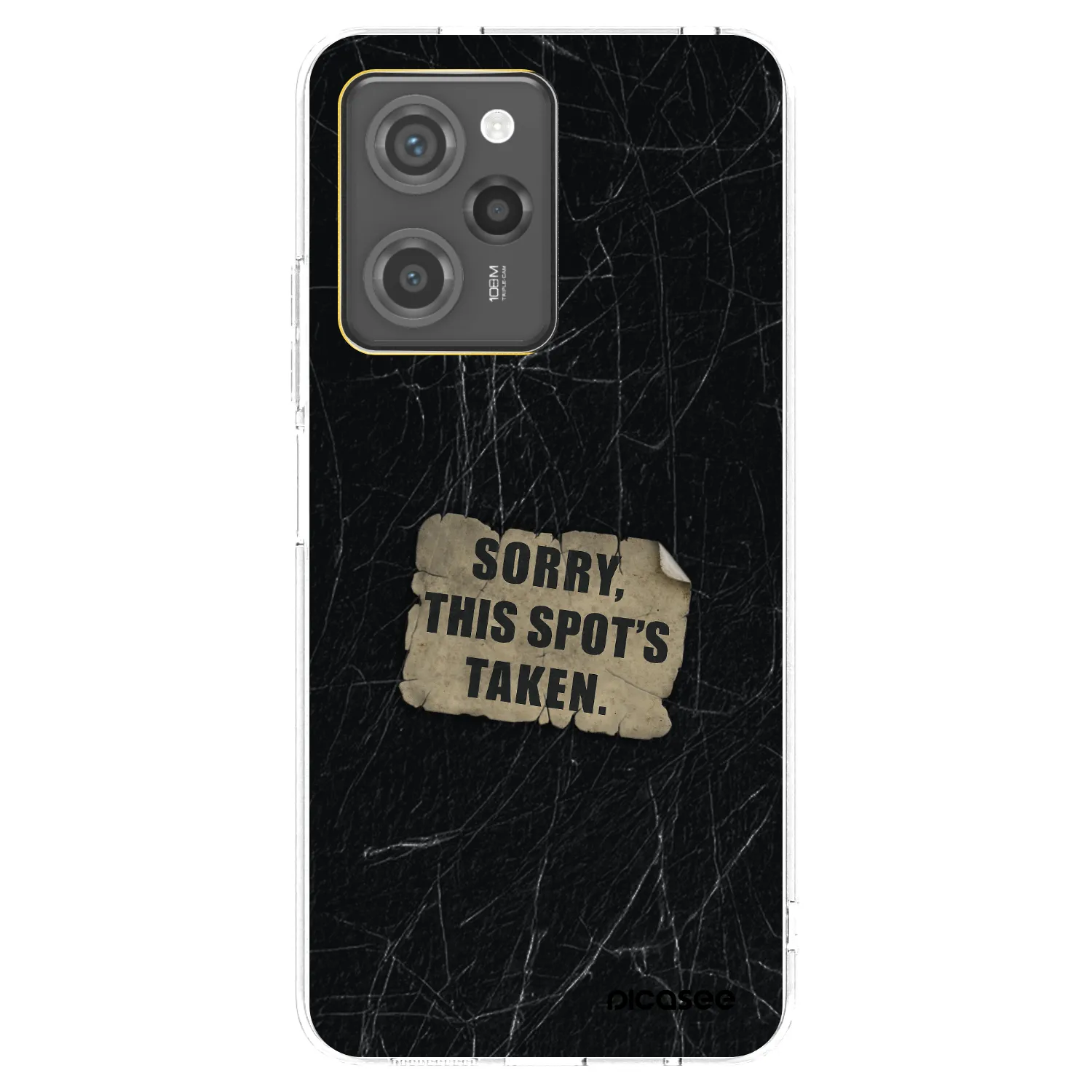 Picasee husă neagră din silicon pentru Xiaomi Poco X5 Pro - SORRY