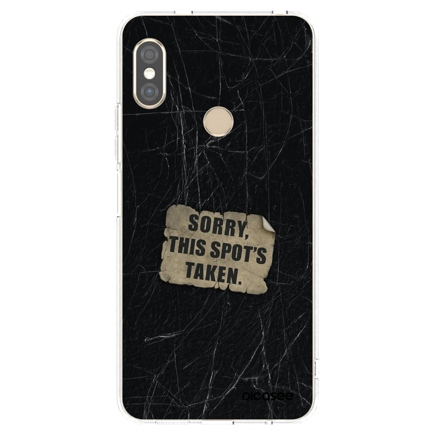 Picasee husă transparentă din silicon pentru Xiaomi Redmi Note 5 Global - SORRY