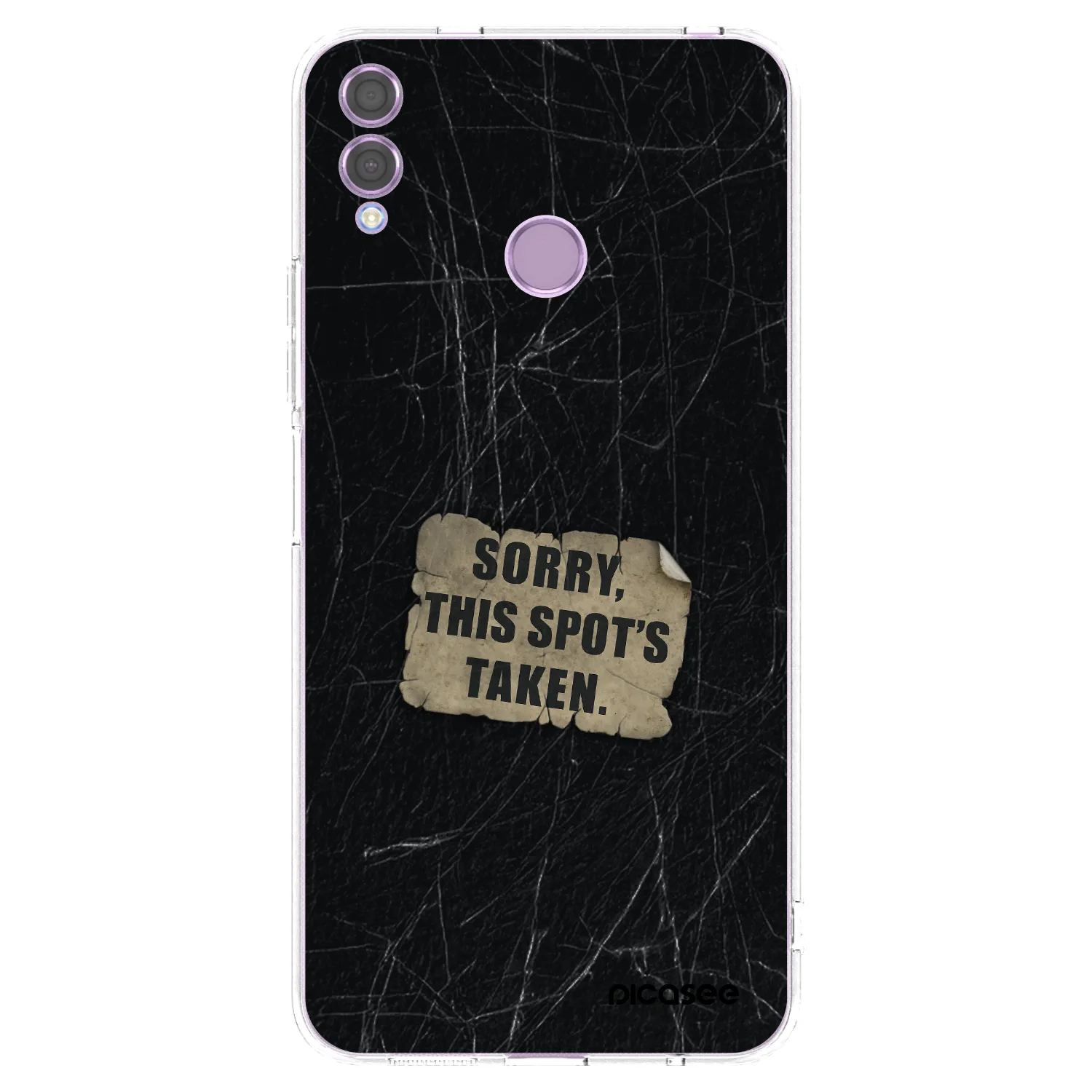 Picasee husă transparentă din silicon pentru Honor 8X - SORRY