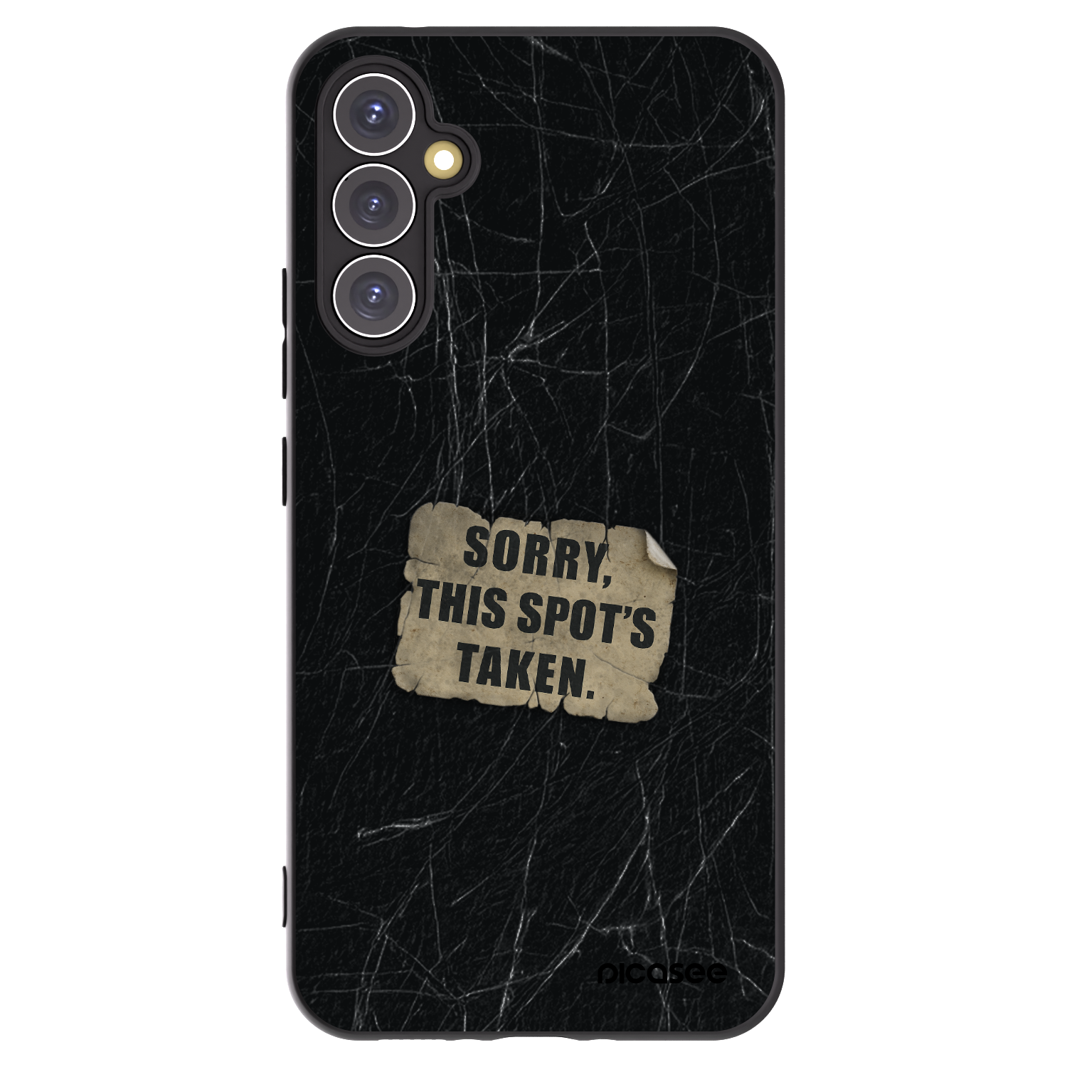 Picasee husă neagră din silicon pentru Samsung Galaxy A34 5G A346B - SORRY