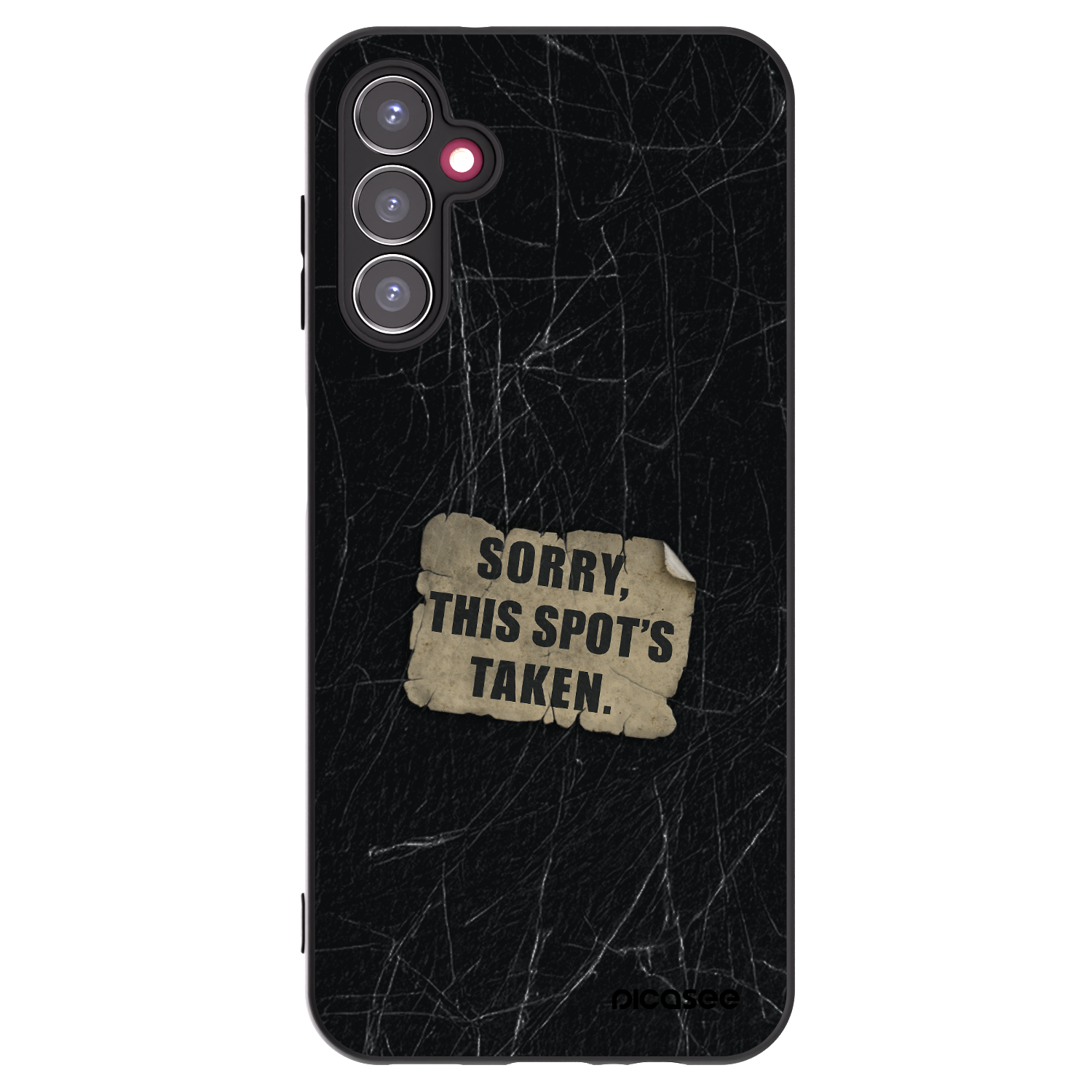 Picasee husă neagră din silicon pentru Samsung Galaxy A14 5G A146P - SORRY