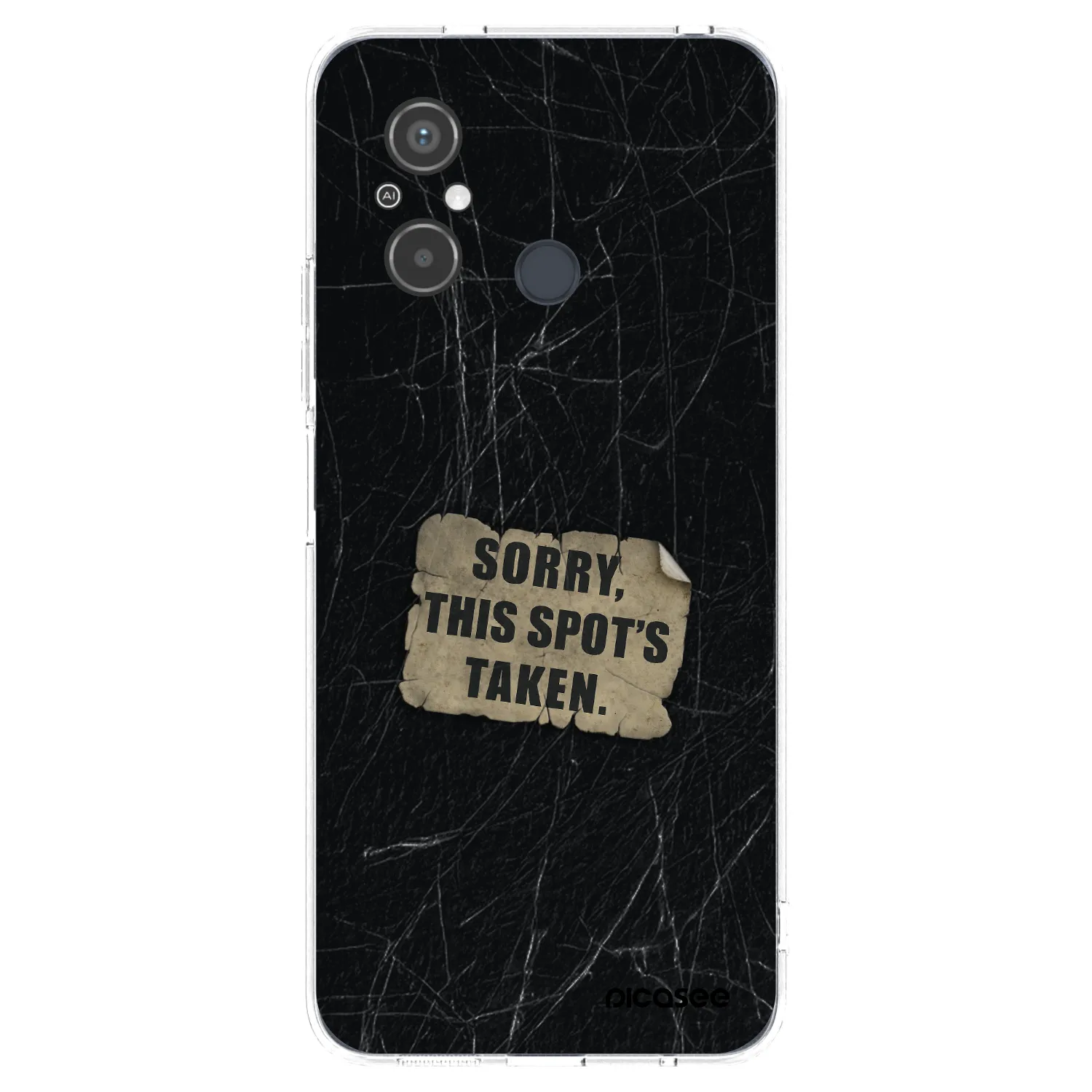 Picasee husă transparentă din silicon pentru Xiaomi Redmi 12C - SORRY