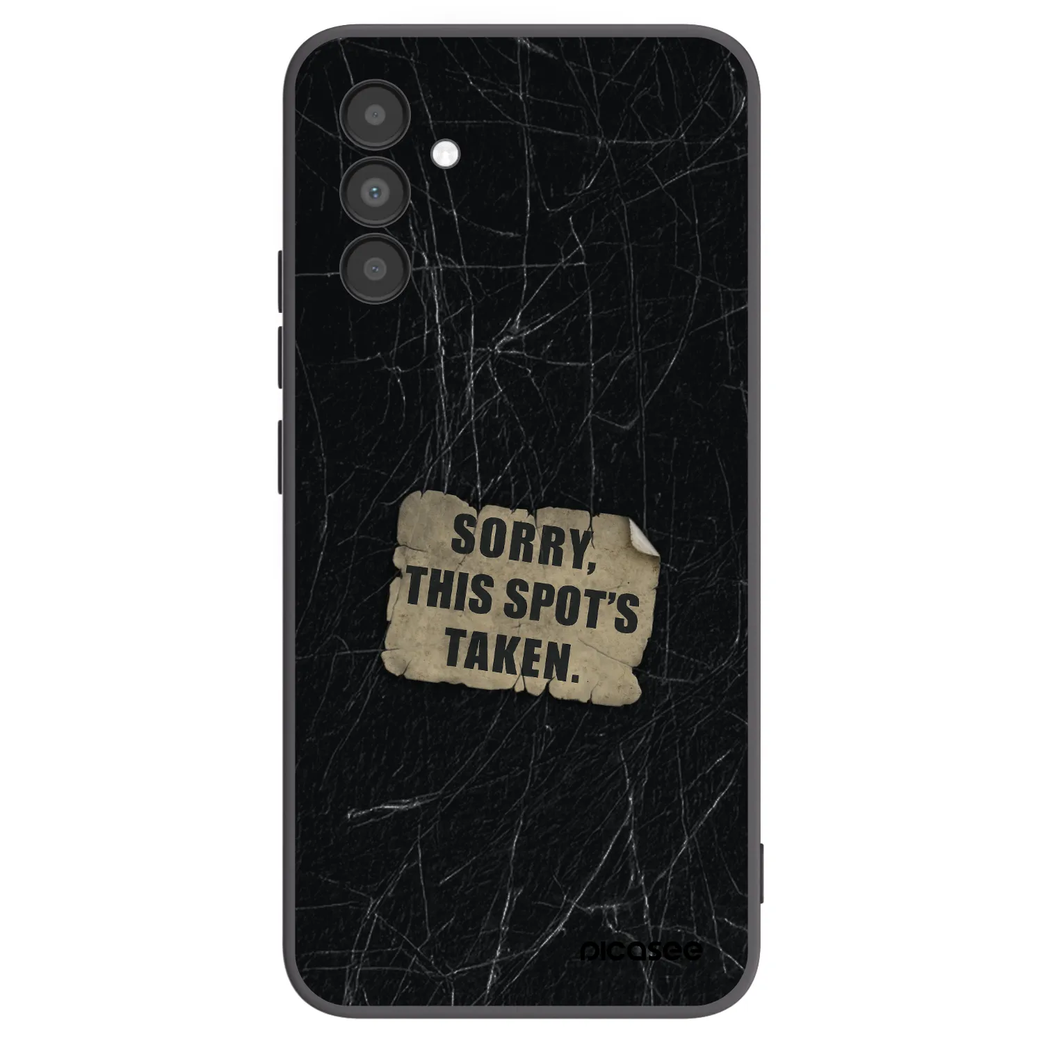 Picasee husă neagră din silicon pentru Samsung Galaxy A04s A047F - SORRY