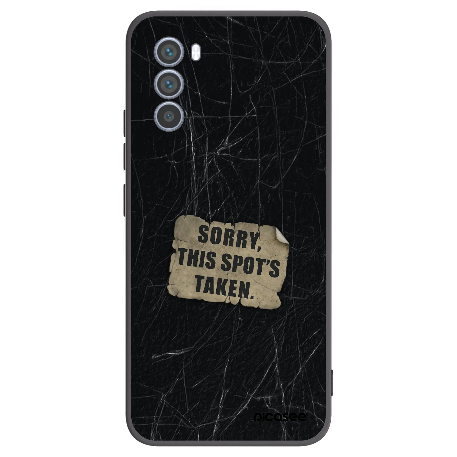 Picasee husă neagră din silicon pentru Motorola Moto G62 - SORRY