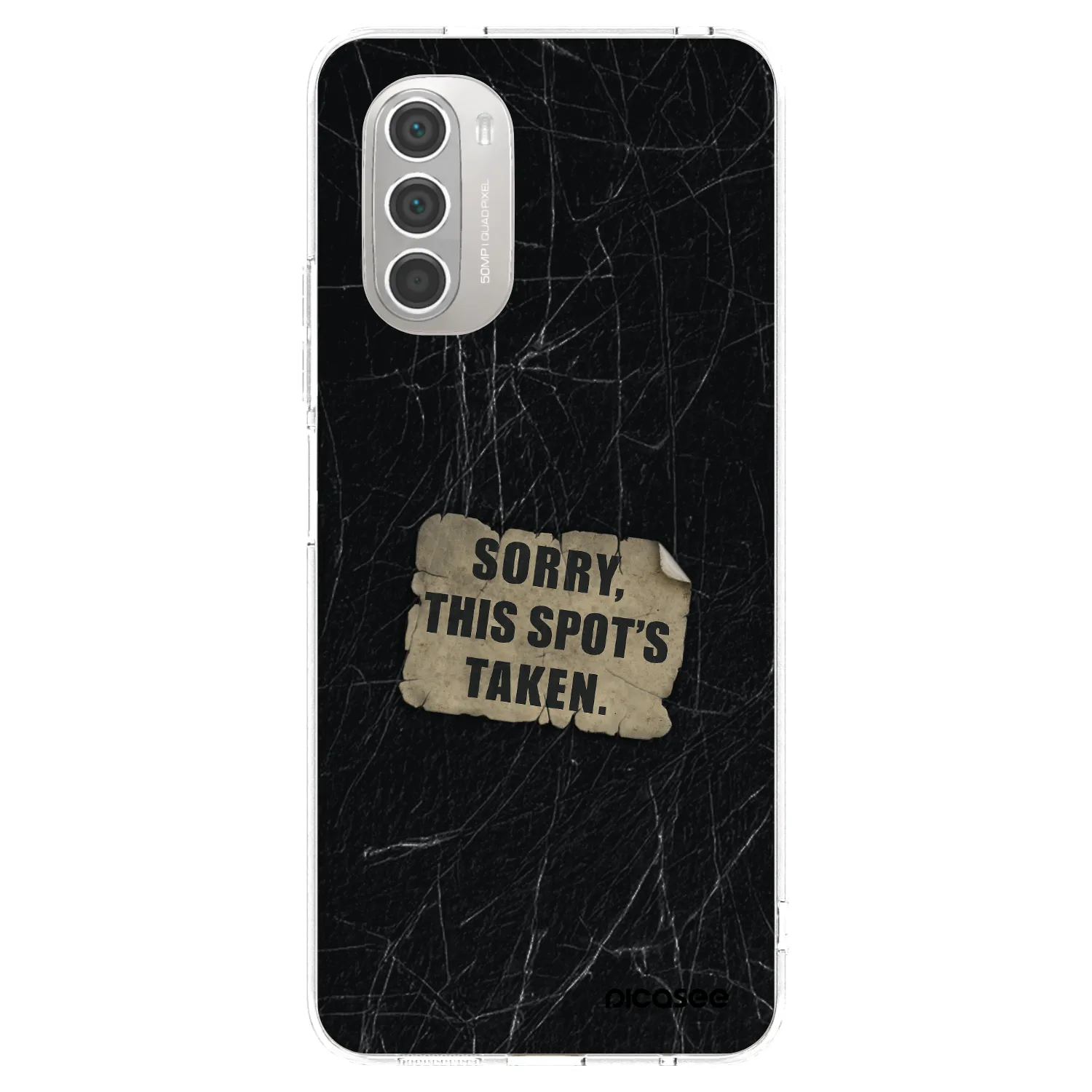 Picasee husă transparentă din silicon pentru Motorola Moto G51 - SORRY