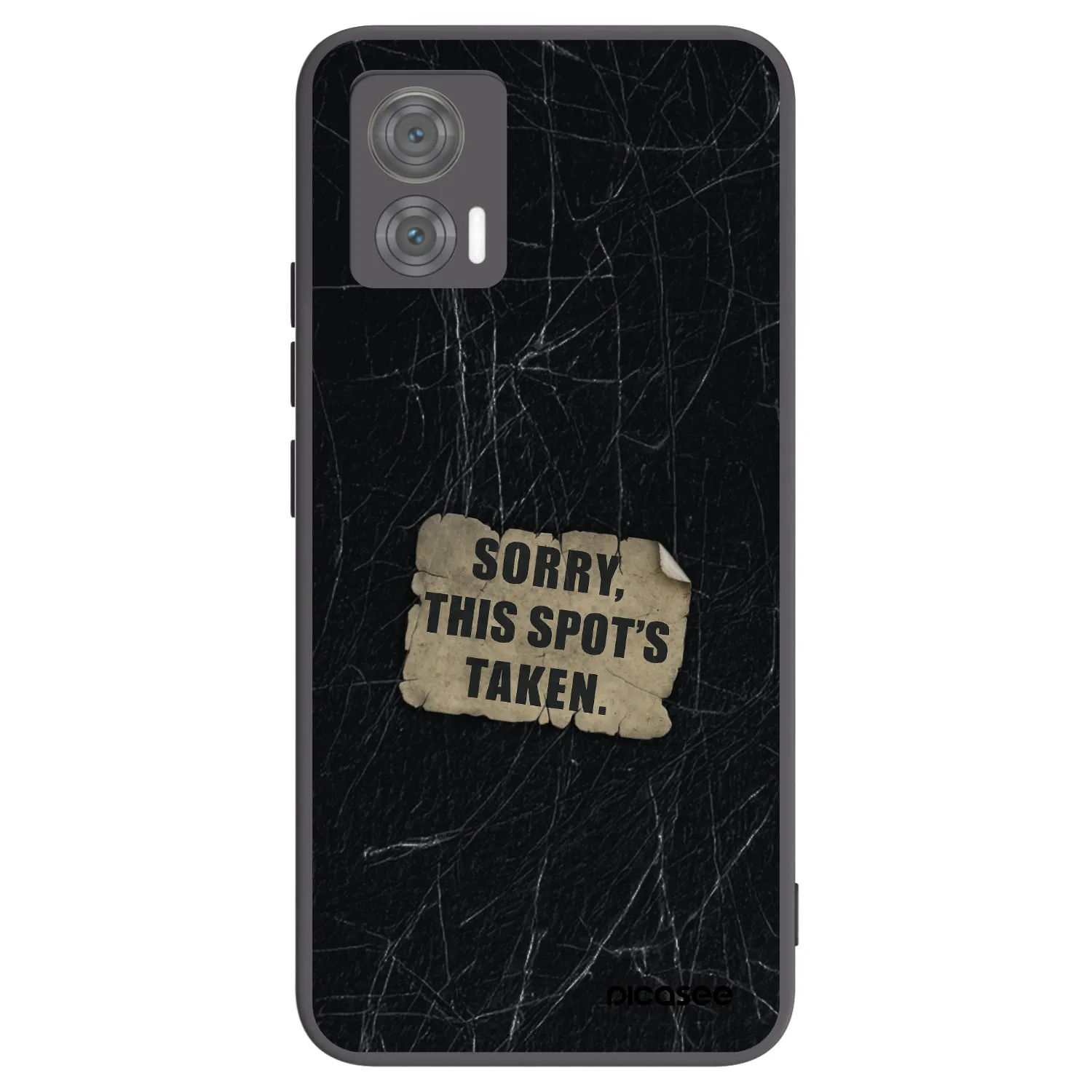 Picasee husă neagră din silicon pentru Motorola Edge 30 Neo - SORRY