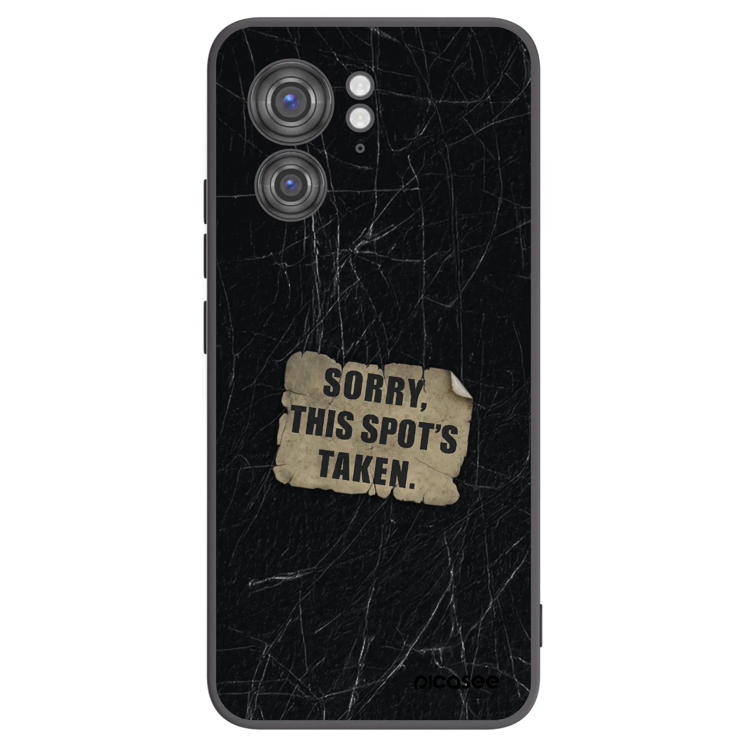 Picasee husă neagră din silicon pentru Motorola Edge 40 - SORRY