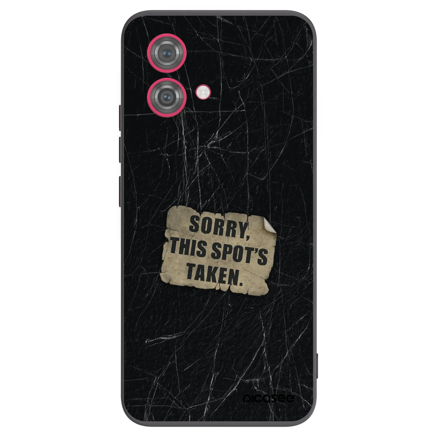 Picasee husă neagră din silicon pentru Motorola Moto G84 5G - SORRY