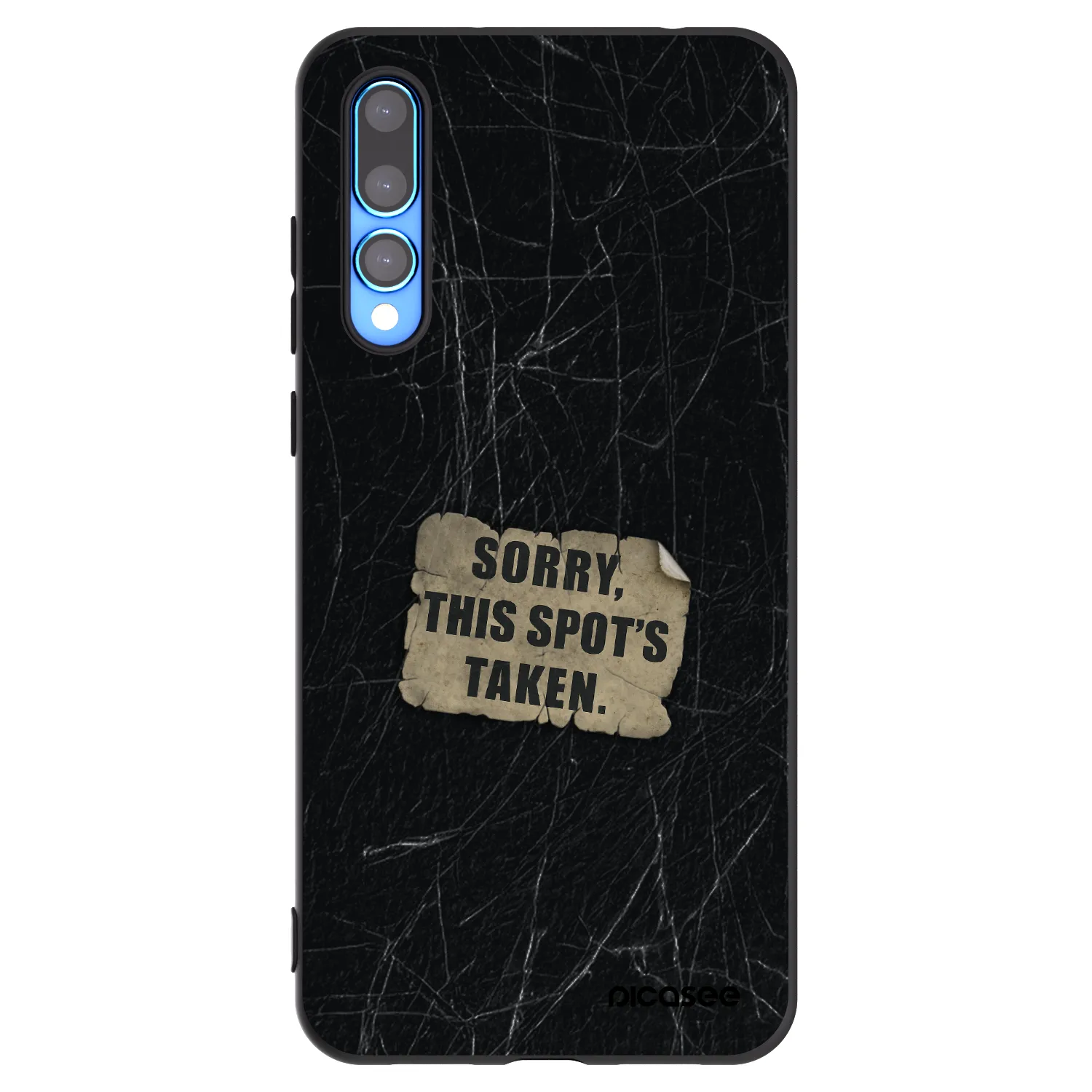 Picasee husă neagră din silicon pentru Huawei P20 Pro - SORRY