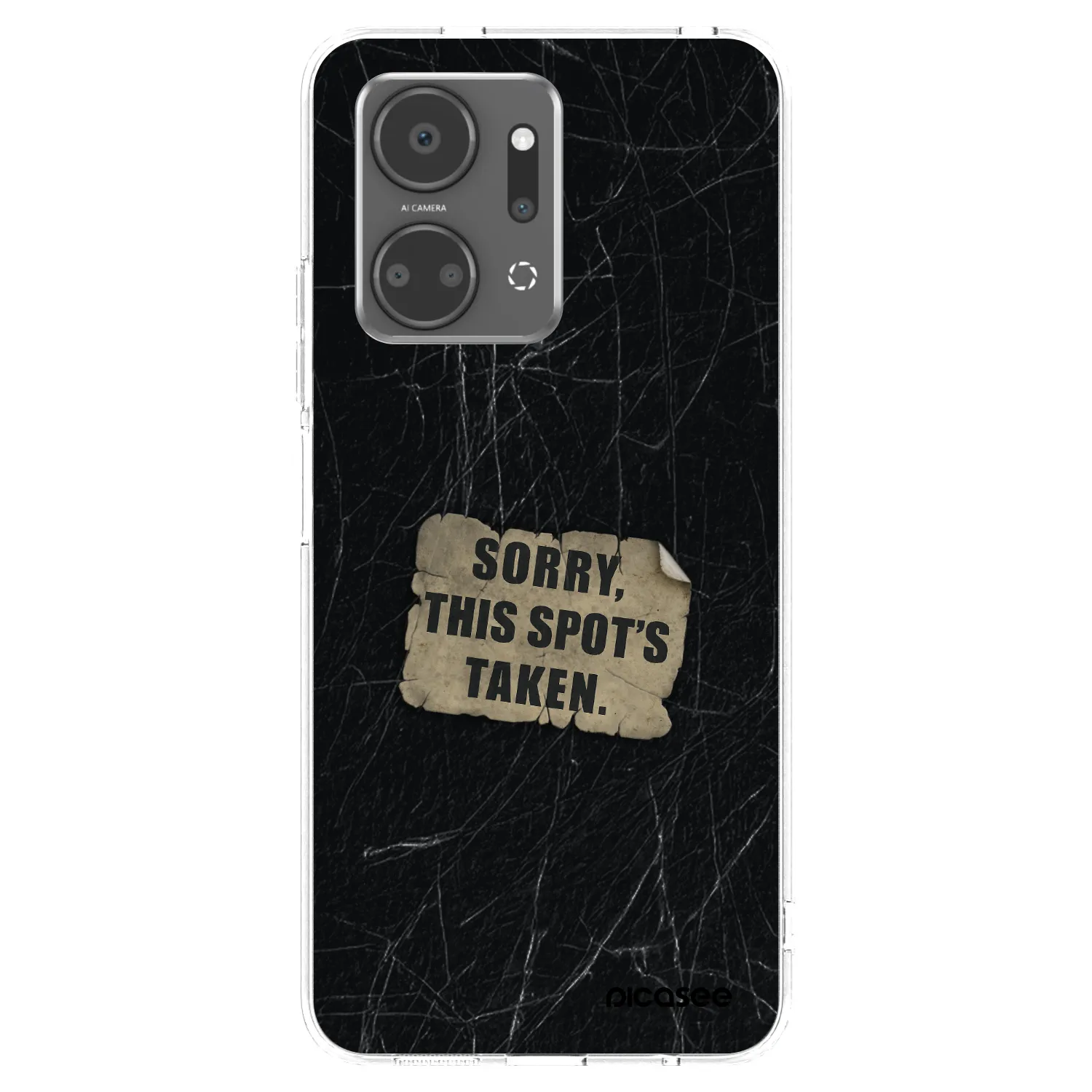 Picasee husă transparentă din silicon pentru Honor X7a - SORRY