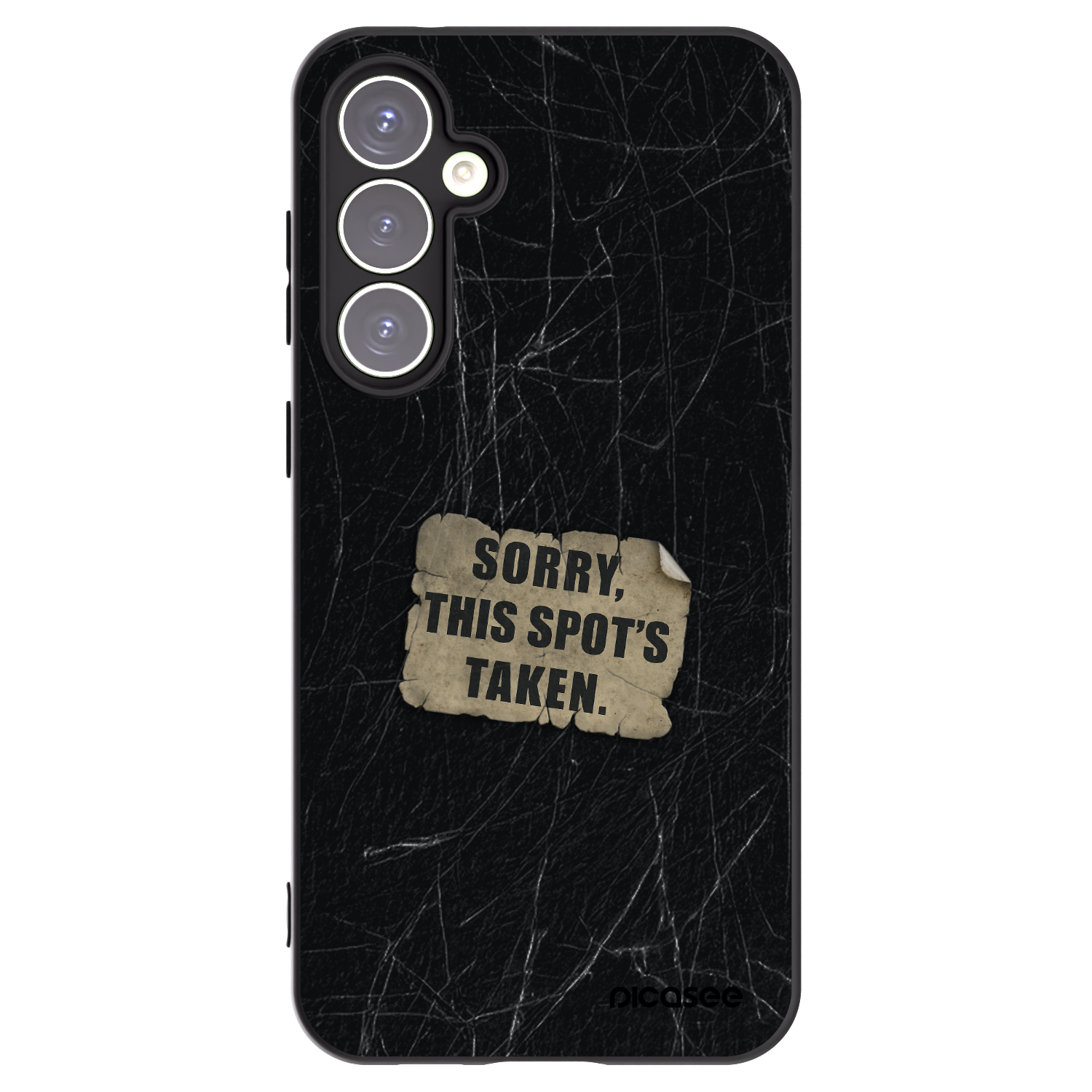 Picasee husă neagră din silicon pentru Samsung Galaxy S23 FE S711B - SORRY