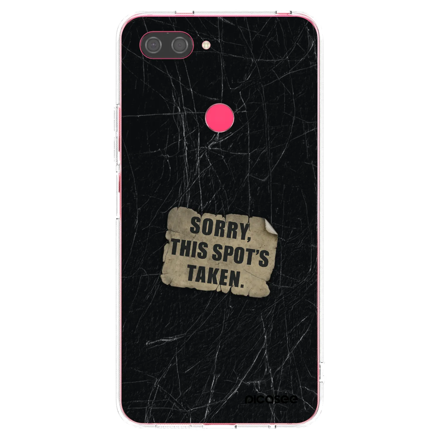 Picasee husă transparentă din silicon pentru Xiaomi Mi 8 Lite - SORRY