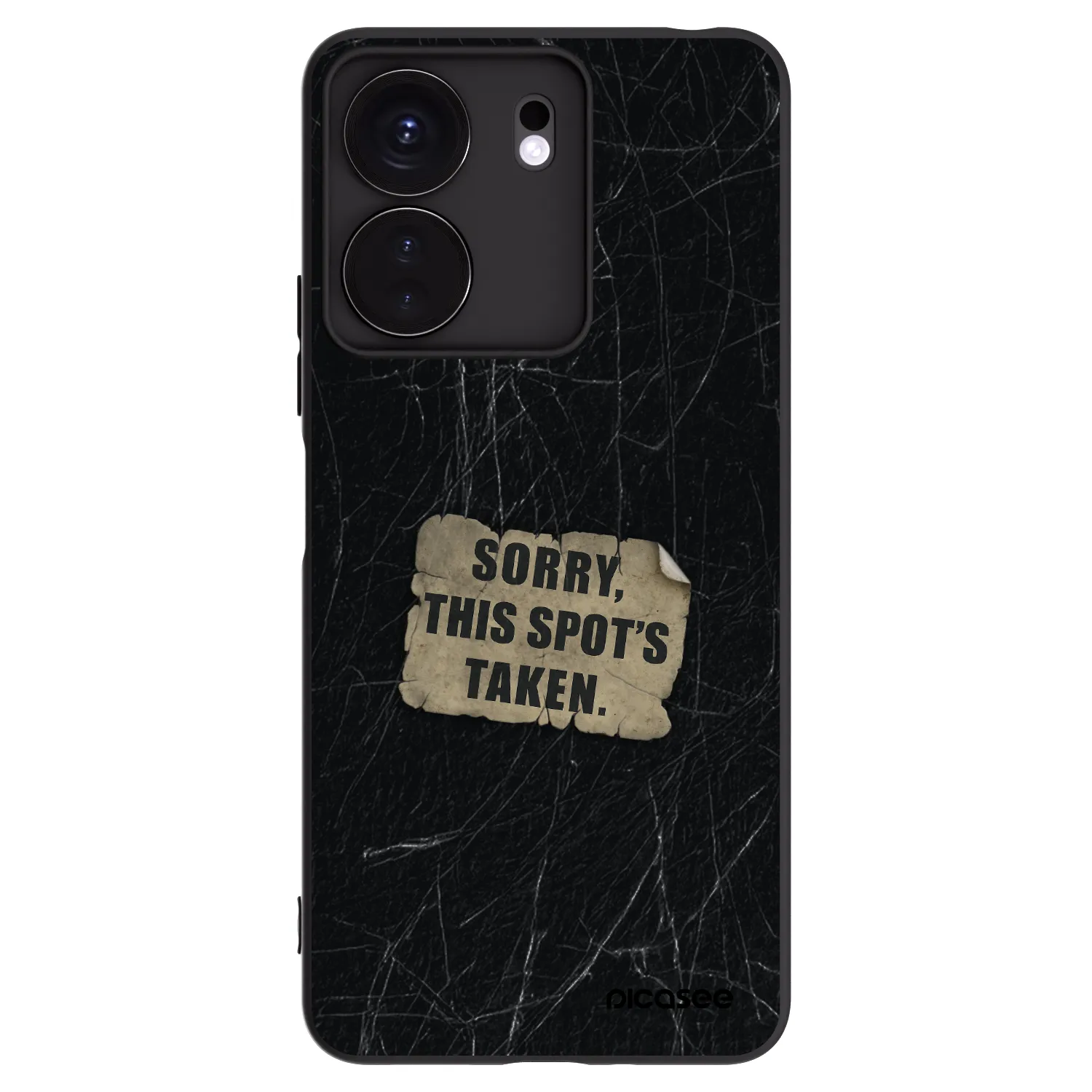 Picasee husă neagră din silicon pentru Xiaomi Redmi 13C 4G - SORRY