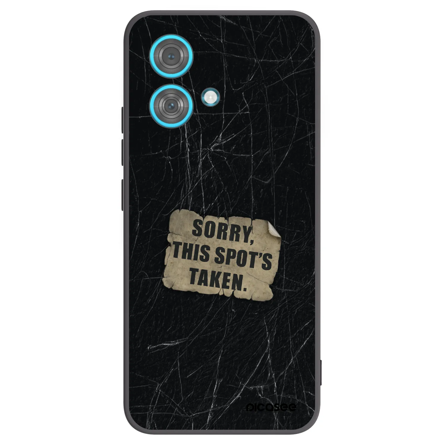 Picasee husă neagră din silicon pentru Motorola Edge 40 Neo - SORRY