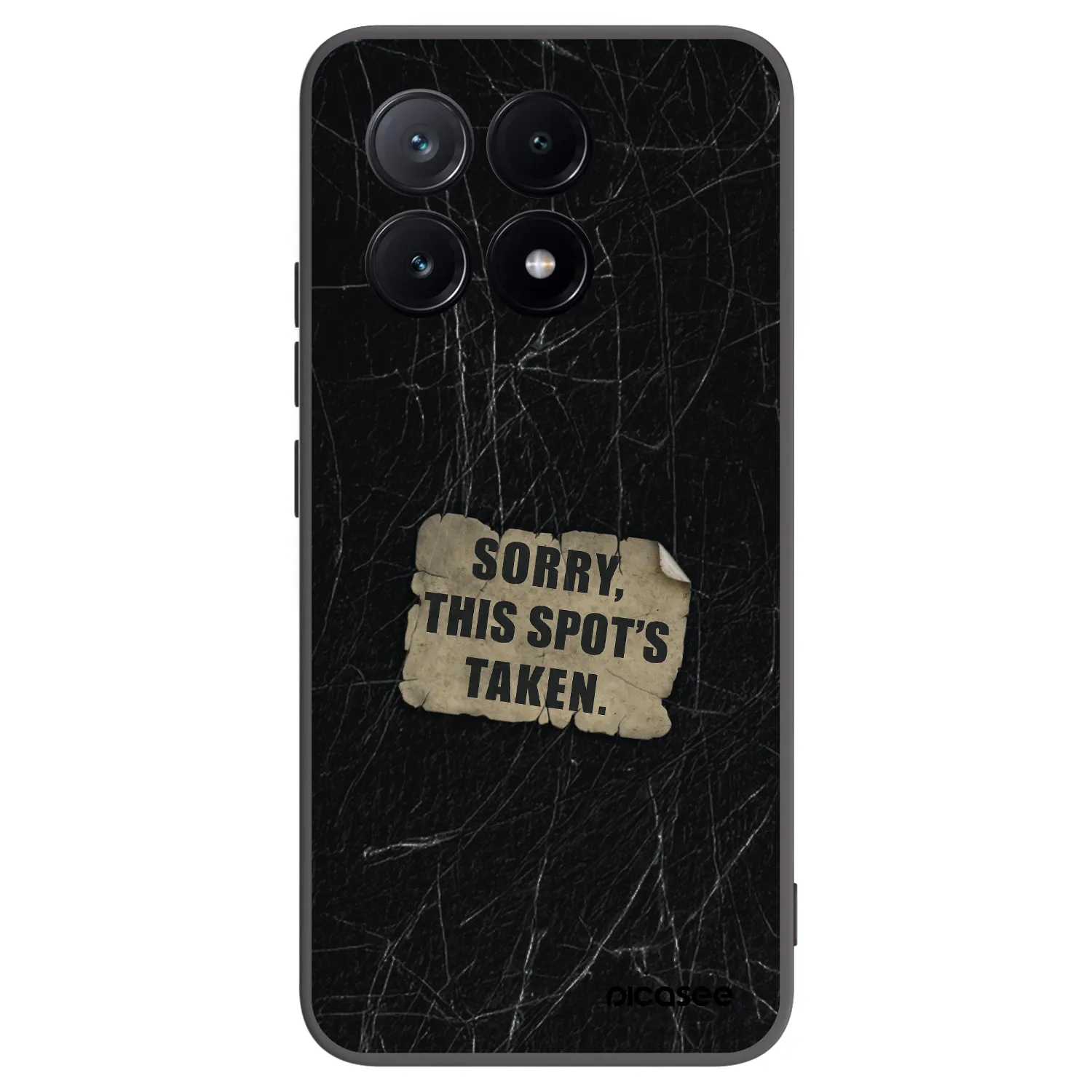 Picasee husă neagră din silicon pentru Xiaomi Poco X6 Pro - SORRY