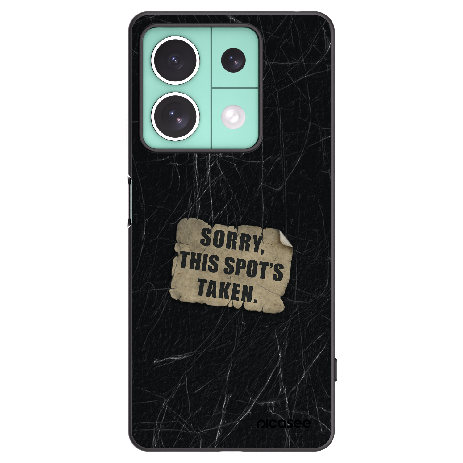 Picasee husă neagră din silicon pentru Xiaomi Redmi Note 13 5G - SORRY