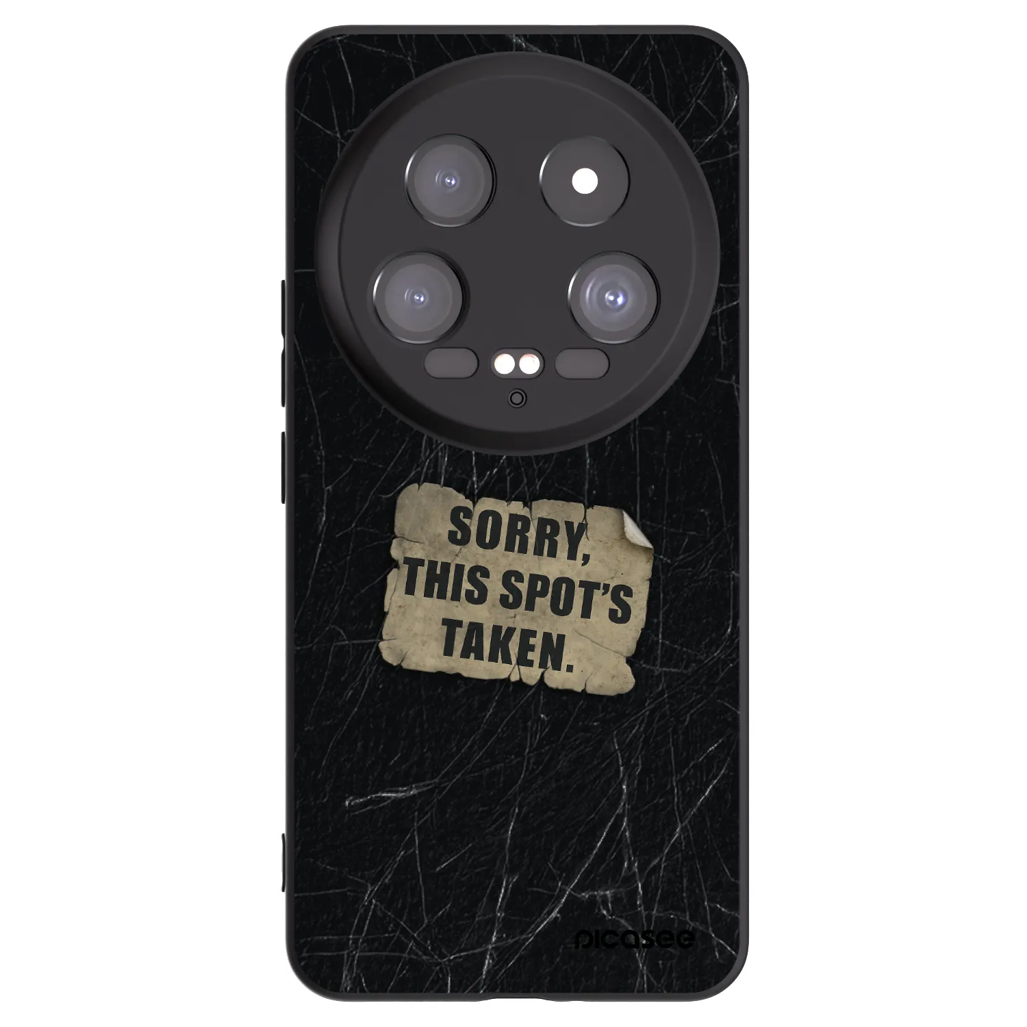 Picasee husă neagră din silicon pentru Xiaomi 14 Ultra - SORRY