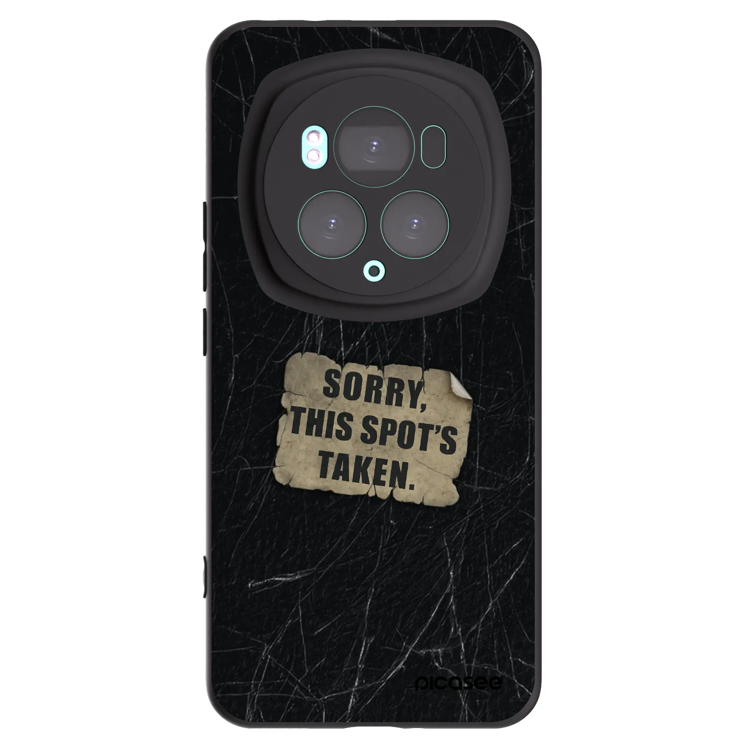 Picasee husă neagră din silicon pentru Honor Magic6 Pro - SORRY