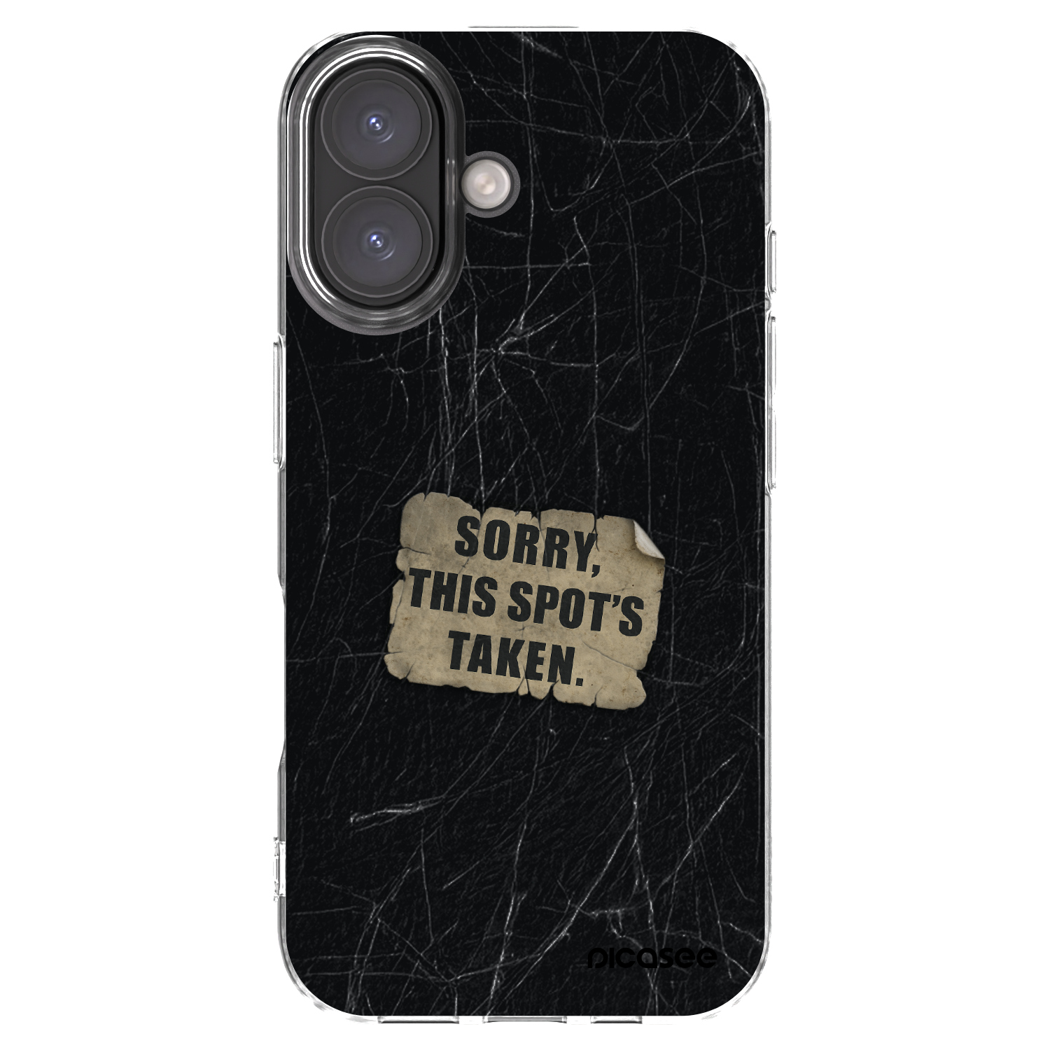 Picasee husă transparentă din silicon pentru Apple iPhone 16 - SORRY