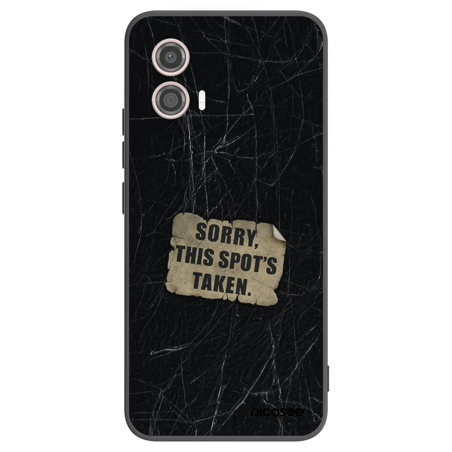 Picasee husă neagră din silicon pentru Motorola Moto G53 5G - SORRY