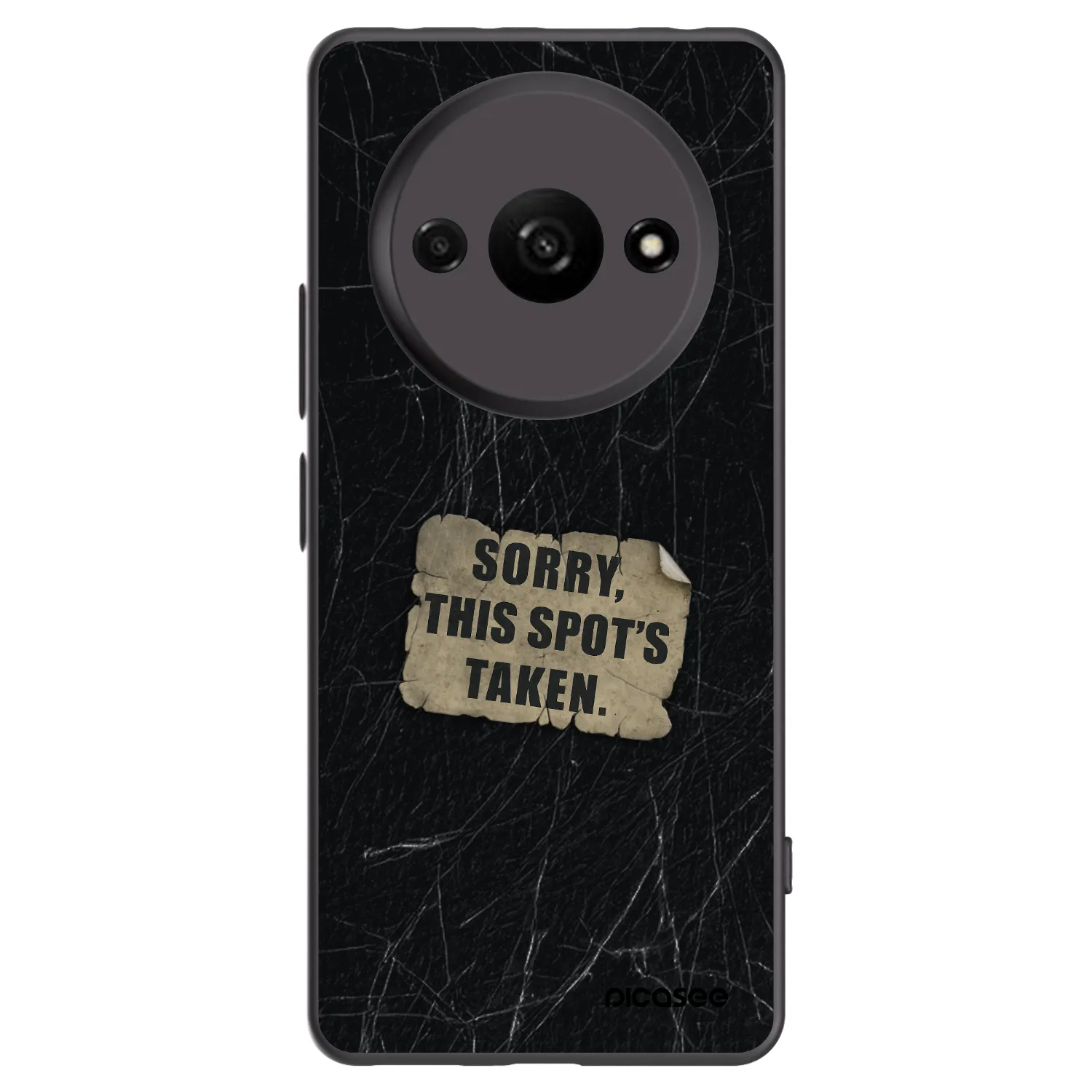 Picasee husă neagră din silicon pentru Xiaomi Redmi A3 - SORRY