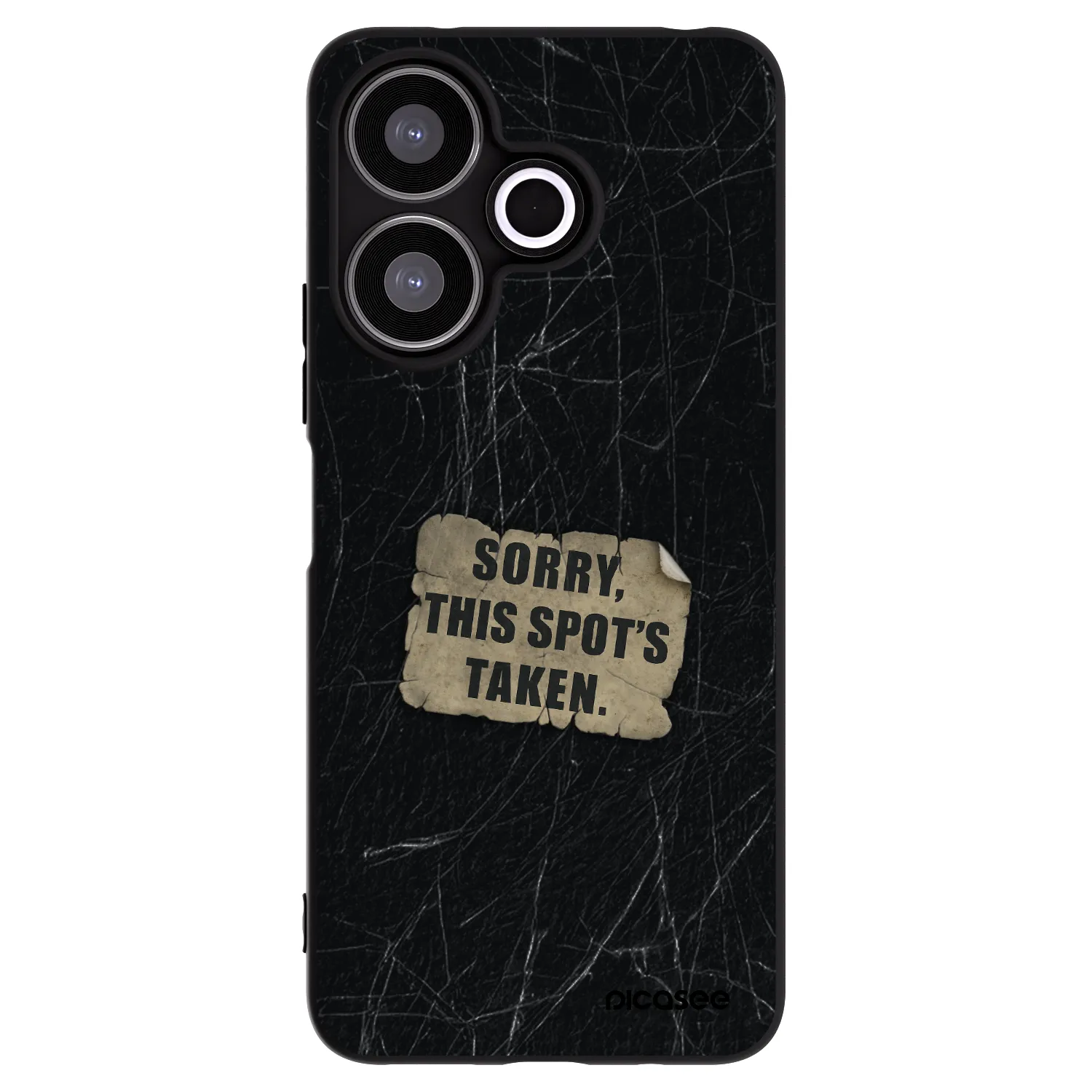 Picasee husă neagră din silicon pentru Xiaomi Redmi 13 4G - SORRY