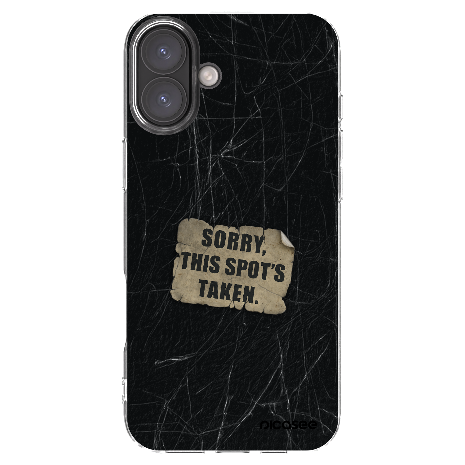 Picasee husă transparentă din silicon pentru Apple iPhone 16 Plus - SORRY