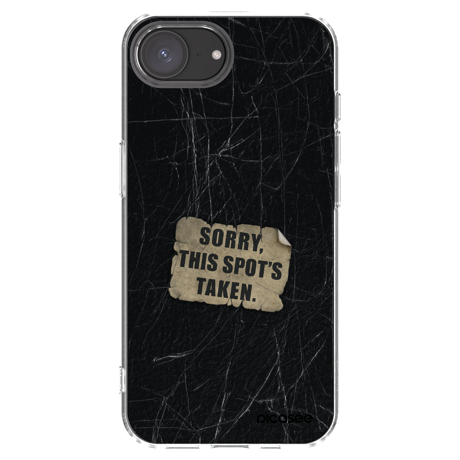 Picasee husă transparentă din silicon pentru Apple iPhone 16e - SORRY