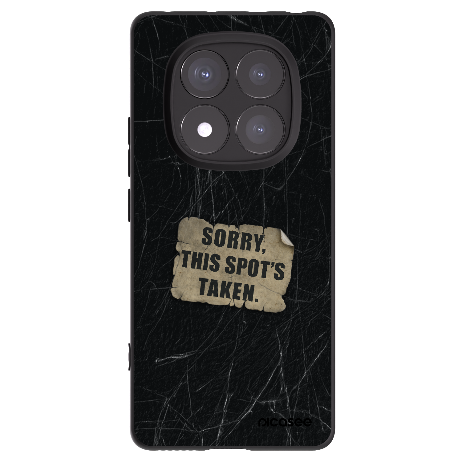 Picasee husă neagră din silicon pentru Xiaomi Redmi Note 14 Pro+ 5G - SORRY