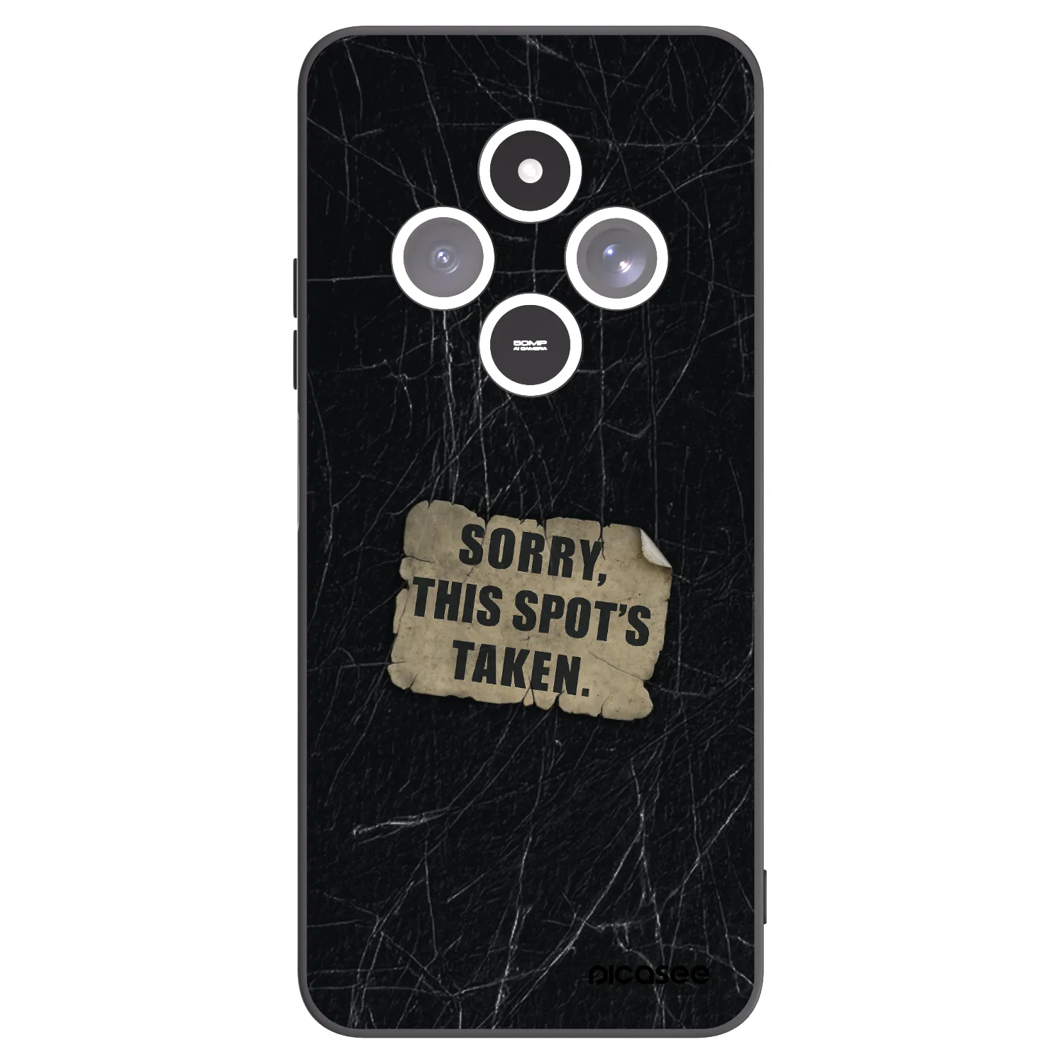 Picasee husă neagră din silicon pentru Xiaomi Redmi 14C - SORRY