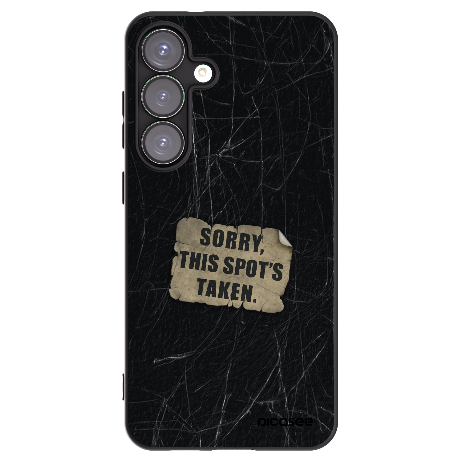 Picasee husă neagră din silicon pentru Samsung Galaxy S25+ 5G - SORRY