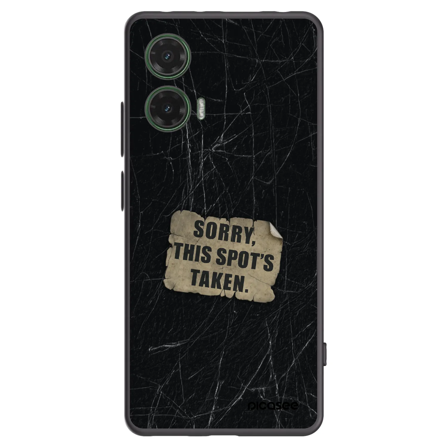 Picasee husă neagră din silicon pentru Motorola Moto G35 5G - SORRY
