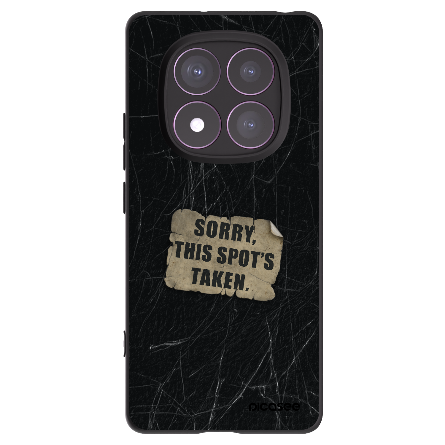 Picasee husă neagră din silicon pentru Xiaomi Redmi Note 14 Pro 4G - SORRY