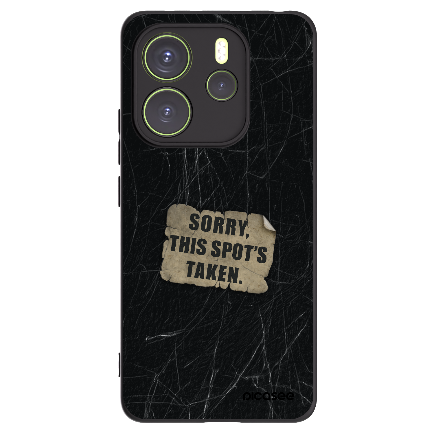 Picasee husă neagră din silicon pentru Xiaomi Redmi Note 14 4G - SORRY