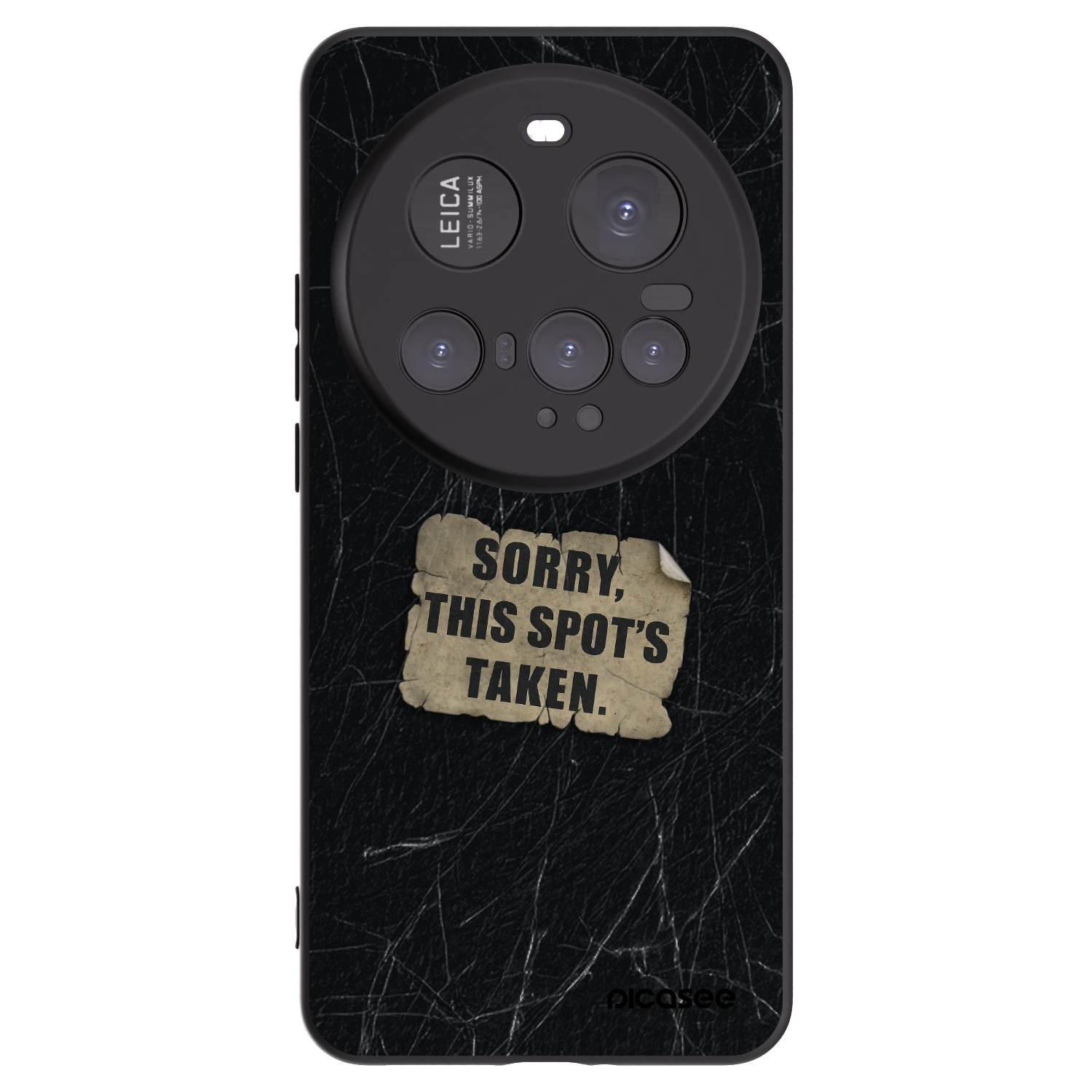 Picasee husă neagră din silicon pentru Xiaomi 15 Ultra - SORRY