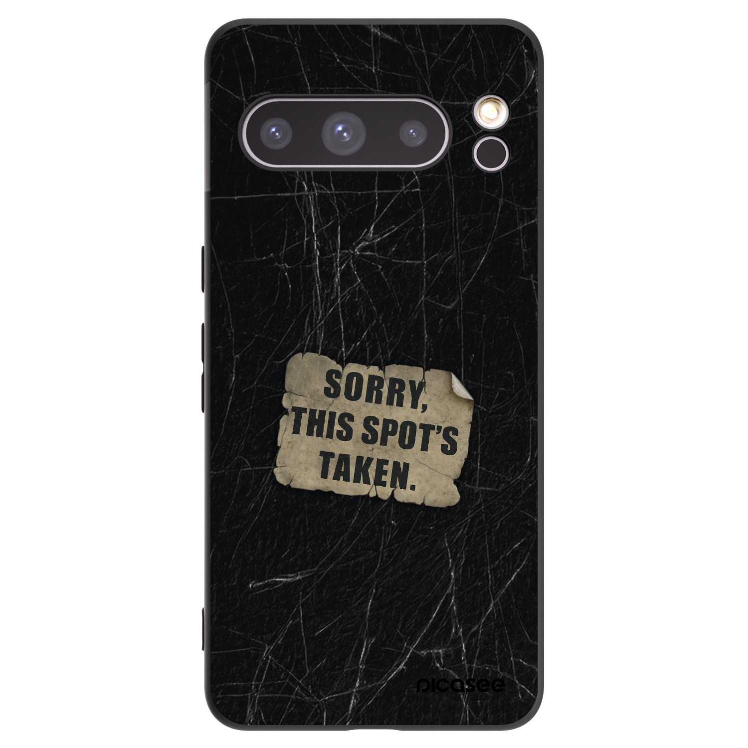 Picasee husă neagră din silicon pentru Google Pixel 8 Pro - SORRY