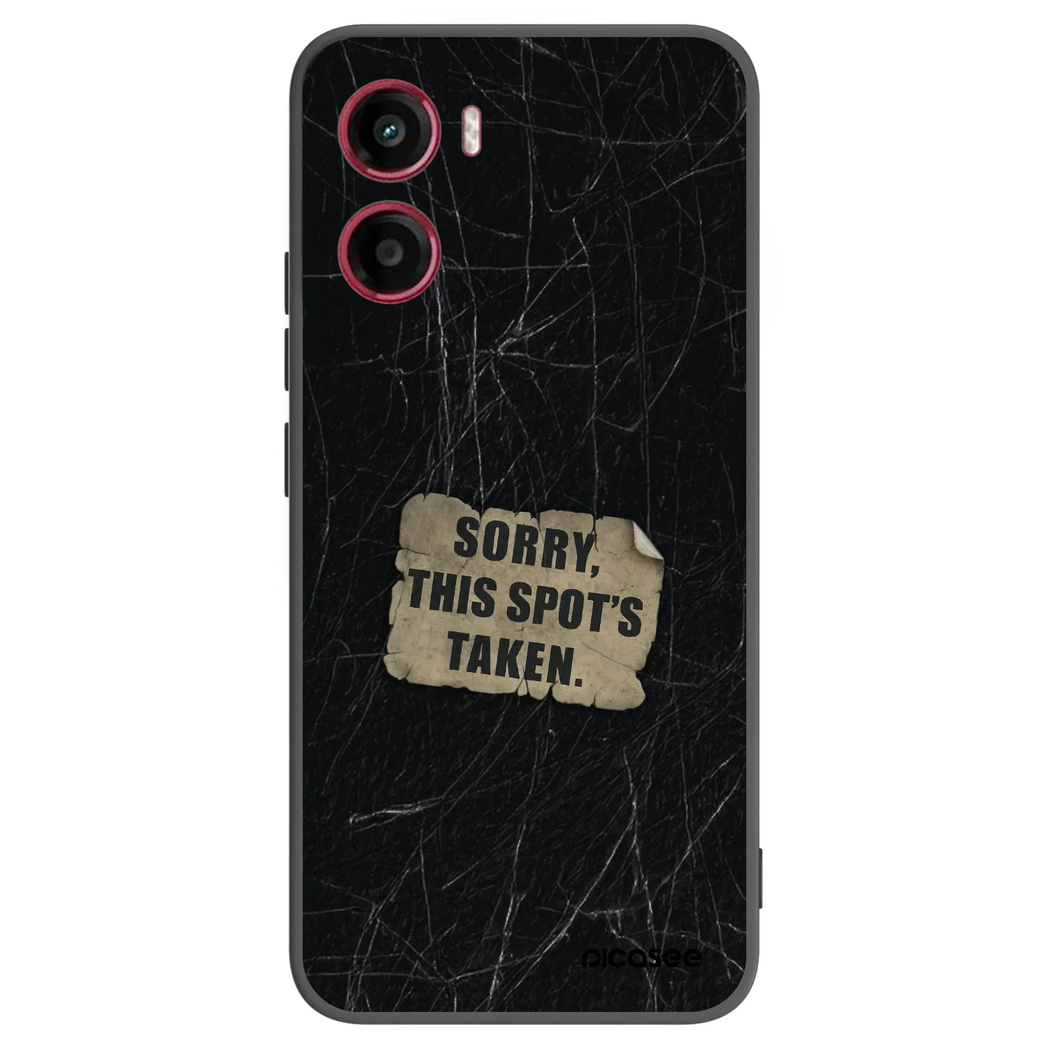 Picasee husă neagră din silicon pentru Motorola Moto G05 - SORRY
