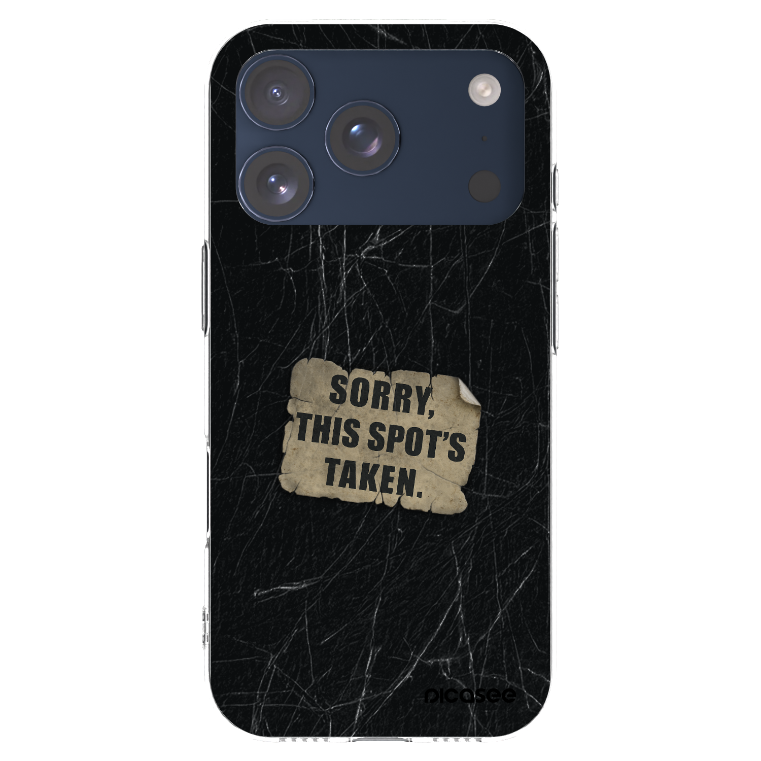 Picasee husă transparentă din silicon pentru Apple iPhone 17 Pro - SORRY