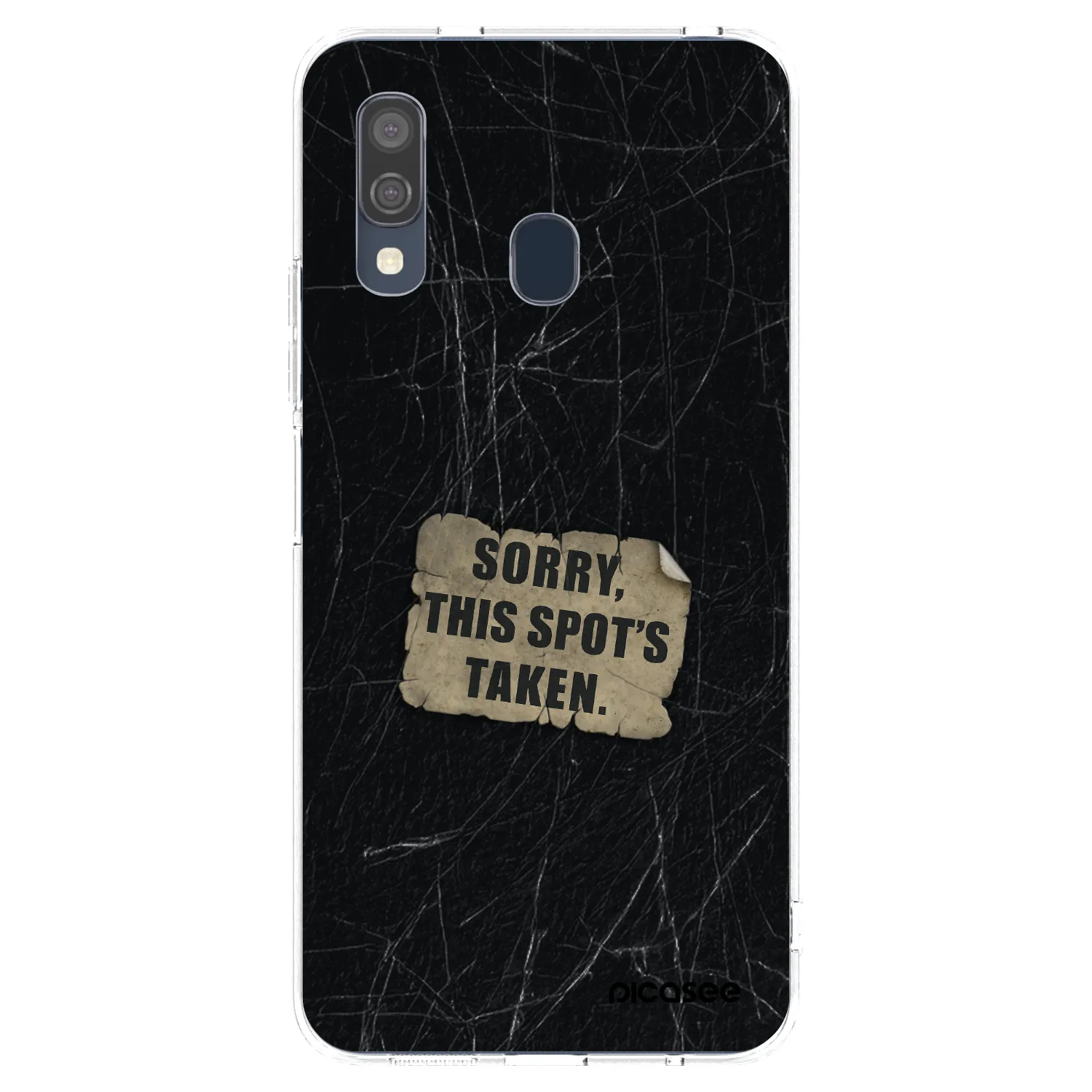 Picasee husă transparentă din silicon pentru Samsung Galaxy A40 A405F - SORRY