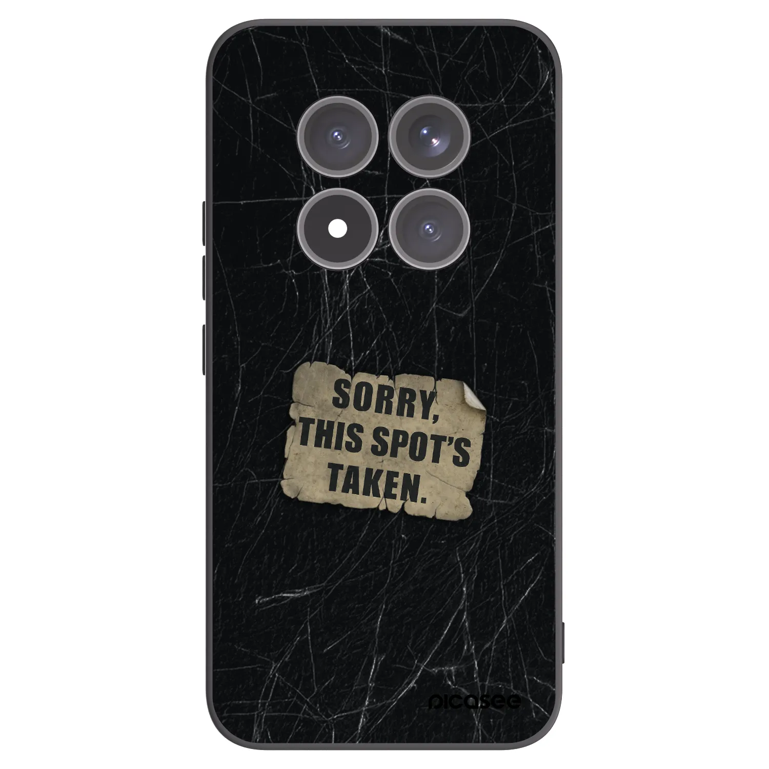 Picasee husă neagră din silicon pentru Xiaomi Redmi Note 15 Pro+ - SORRY