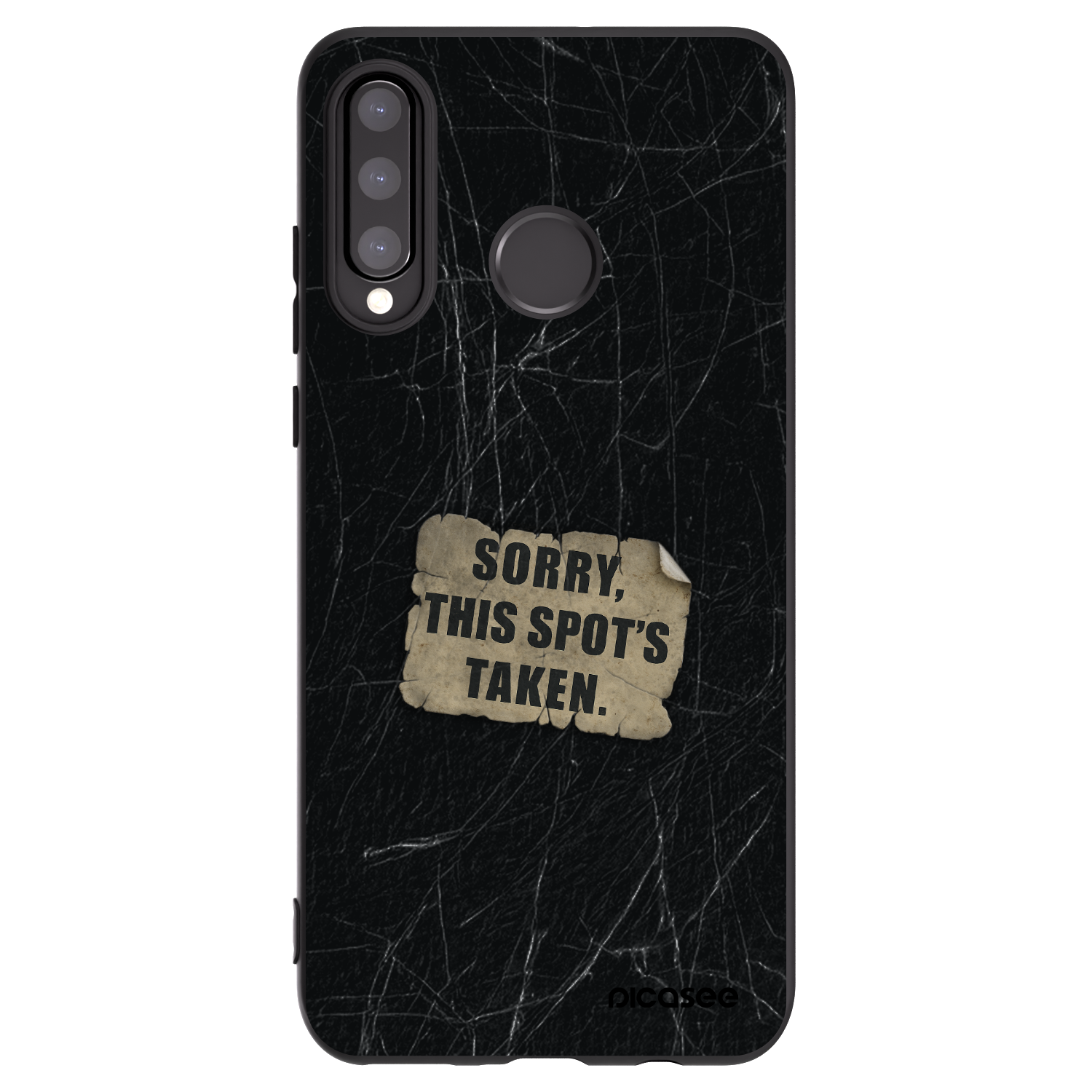 Picasee husă neagră din silicon pentru Huawei P30 Lite - SORRY