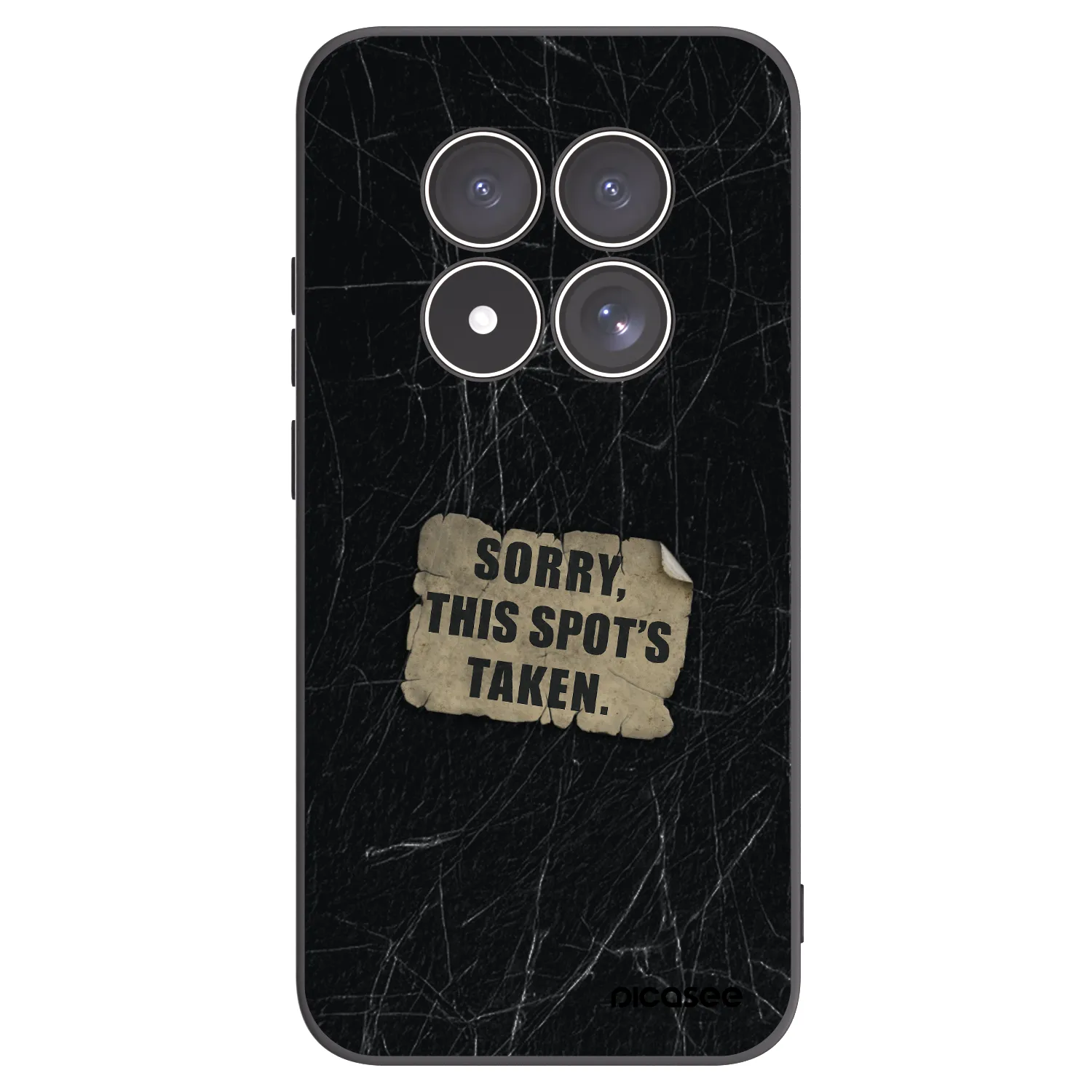 Picasee husă neagră din silicon pentru Xiaomi Redmi Note 15 Pro 5G - SORRY