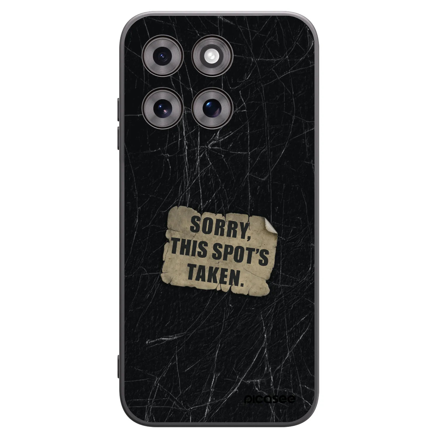Picasee husă neagră din silicon pentru Motorola Moto G77 - SORRY