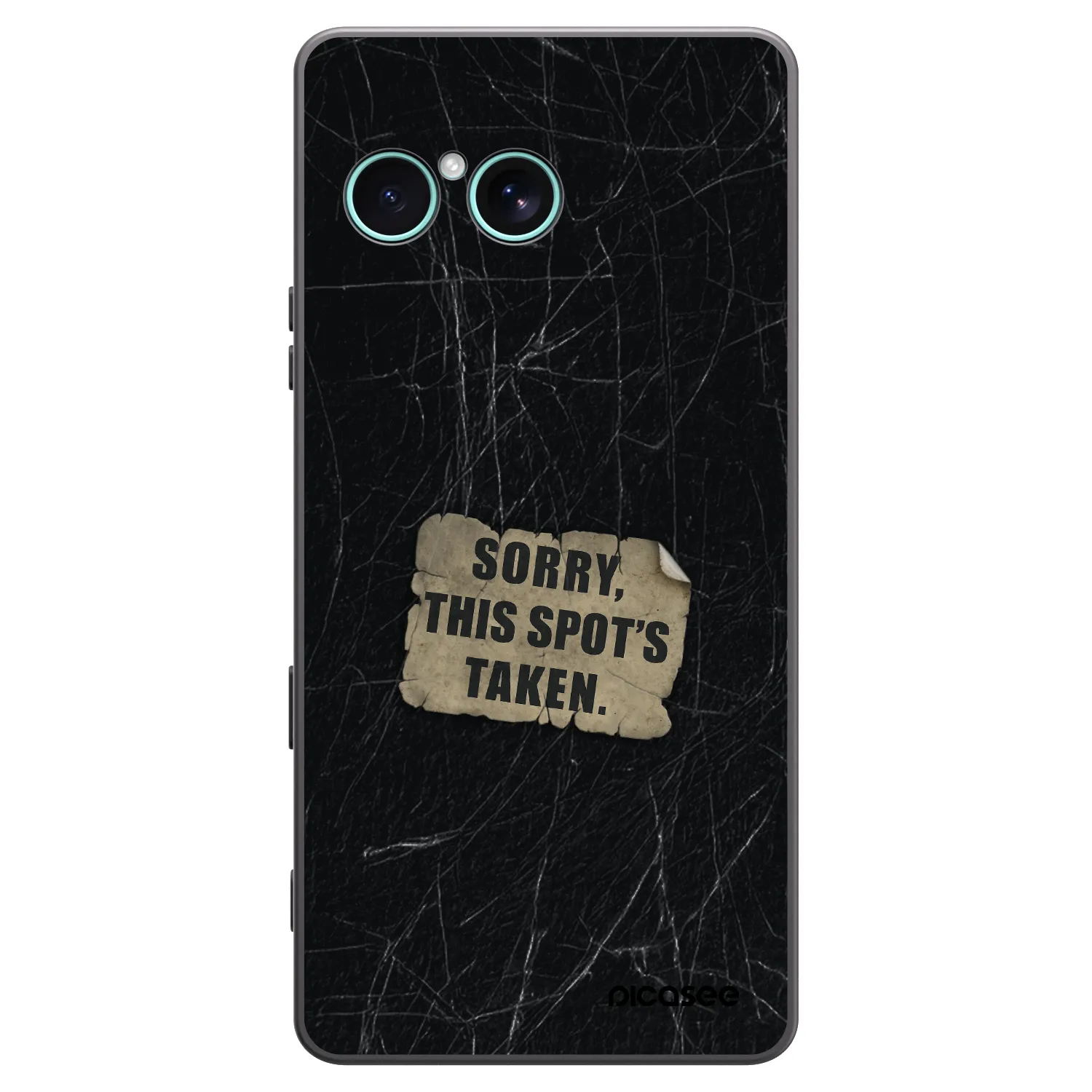 Picasee husă neagră din silicon pentru Sony Xperia 10 VII - SORRY
