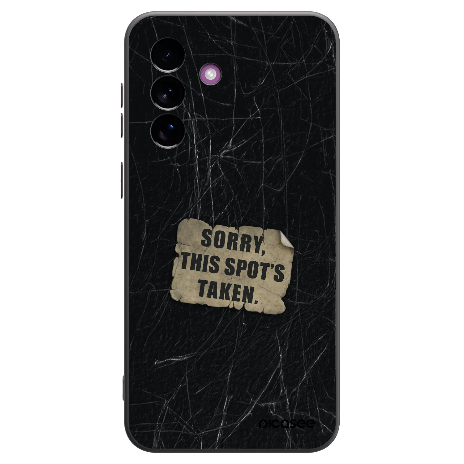 Picasee husă neagră din silicon pentru Samsung Galaxy A37 - SORRY