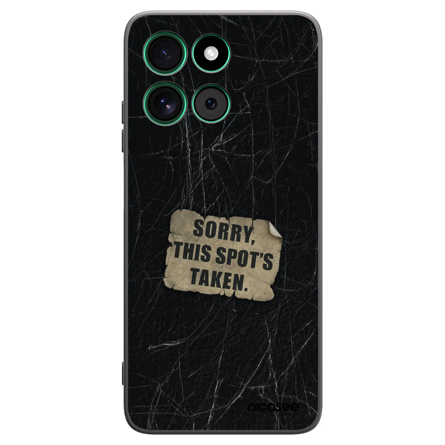 Picasee husă neagră din silicon pentru Motorola Moto G57 Power - SORRY
