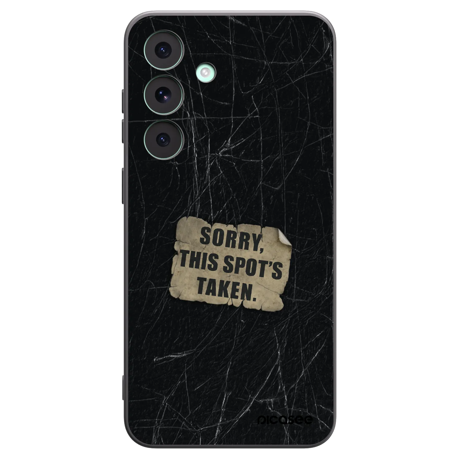 Picasee husă neagră din silicon pentru Samsung Galaxy S26 FE - SORRY