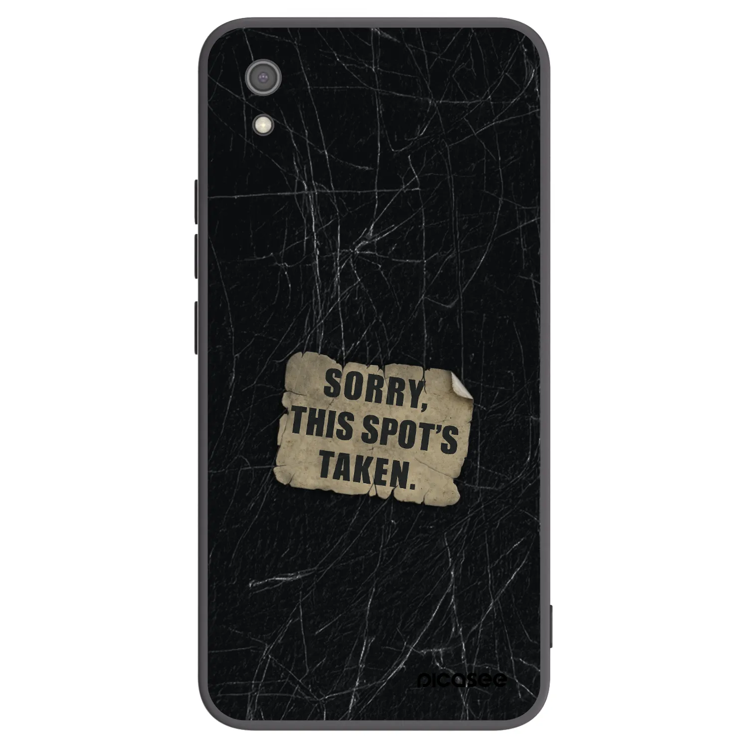 Picasee husă neagră din silicon pentru Xiaomi Redmi 7A - SORRY