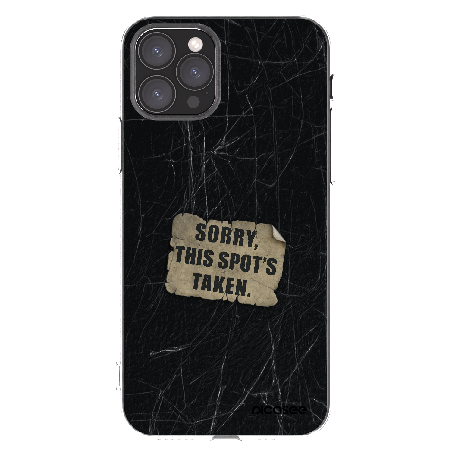 Picasee husă transparentă din silicon pentru Apple iPhone 11 Pro - SORRY